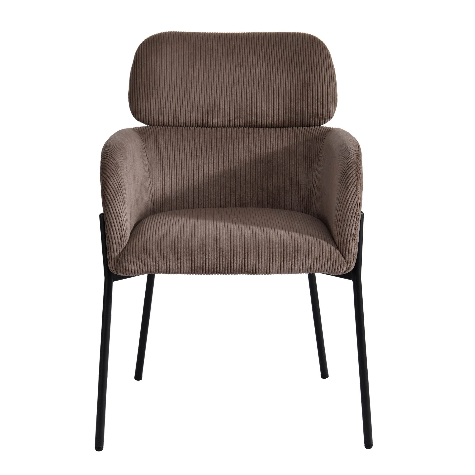 Allegra Dining Chair - Corduroy Brown - Image 4