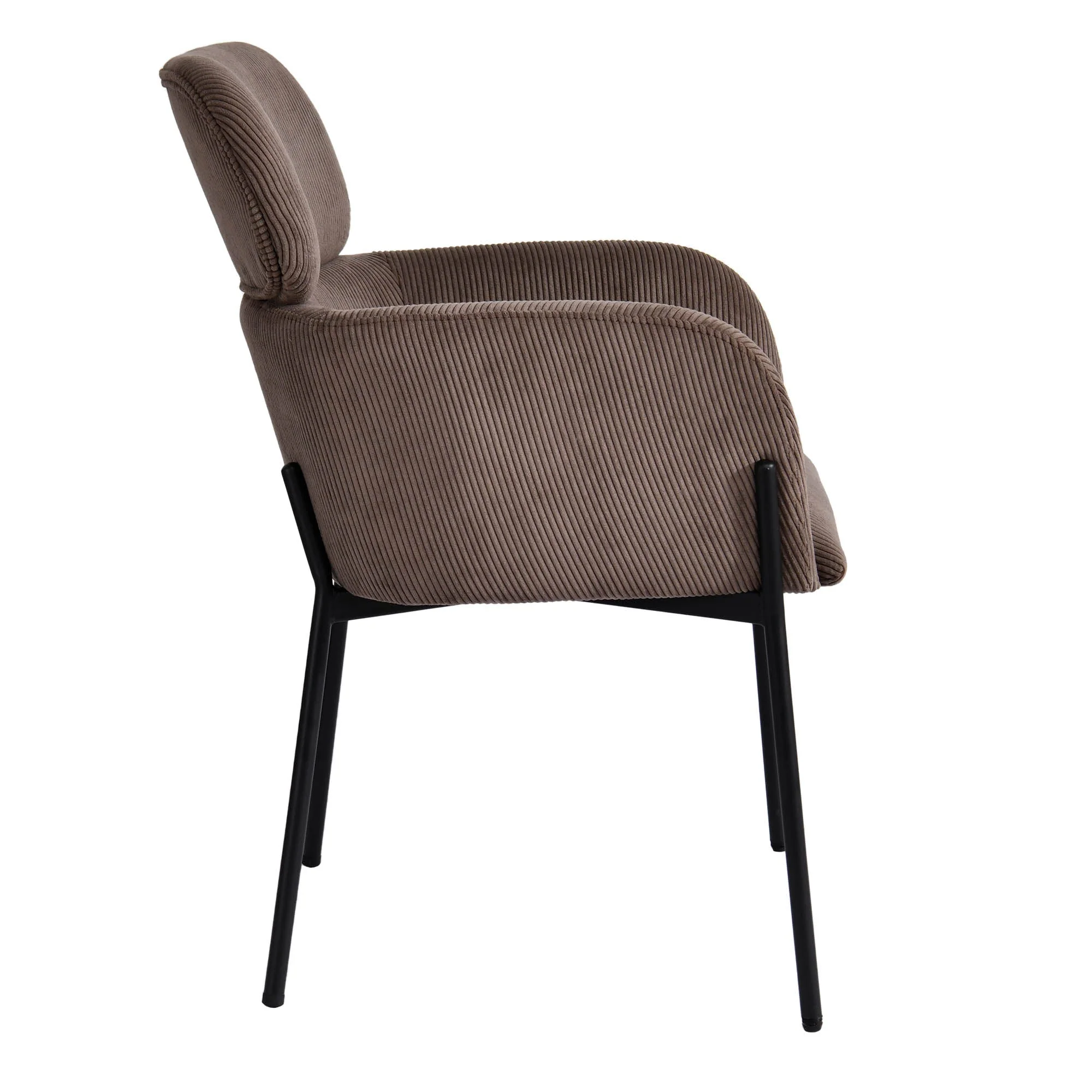 Allegra Dining Chair - Corduroy Brown - Image 7