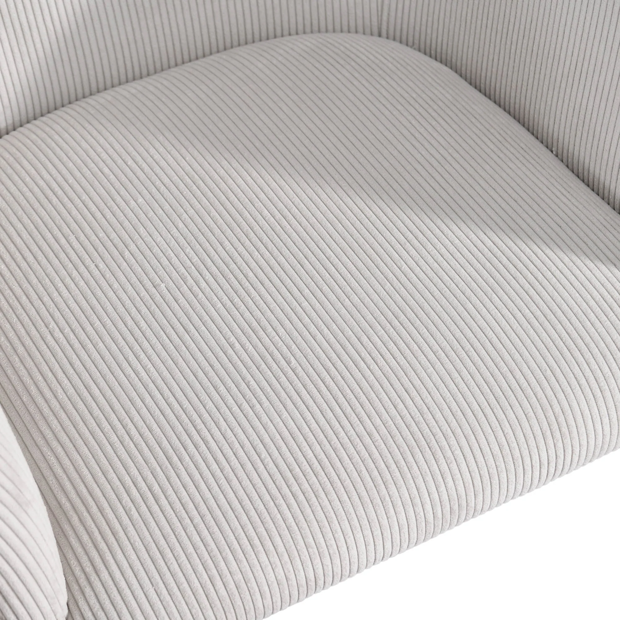 Allegra Dining Chair - Corduroy White - Image 11