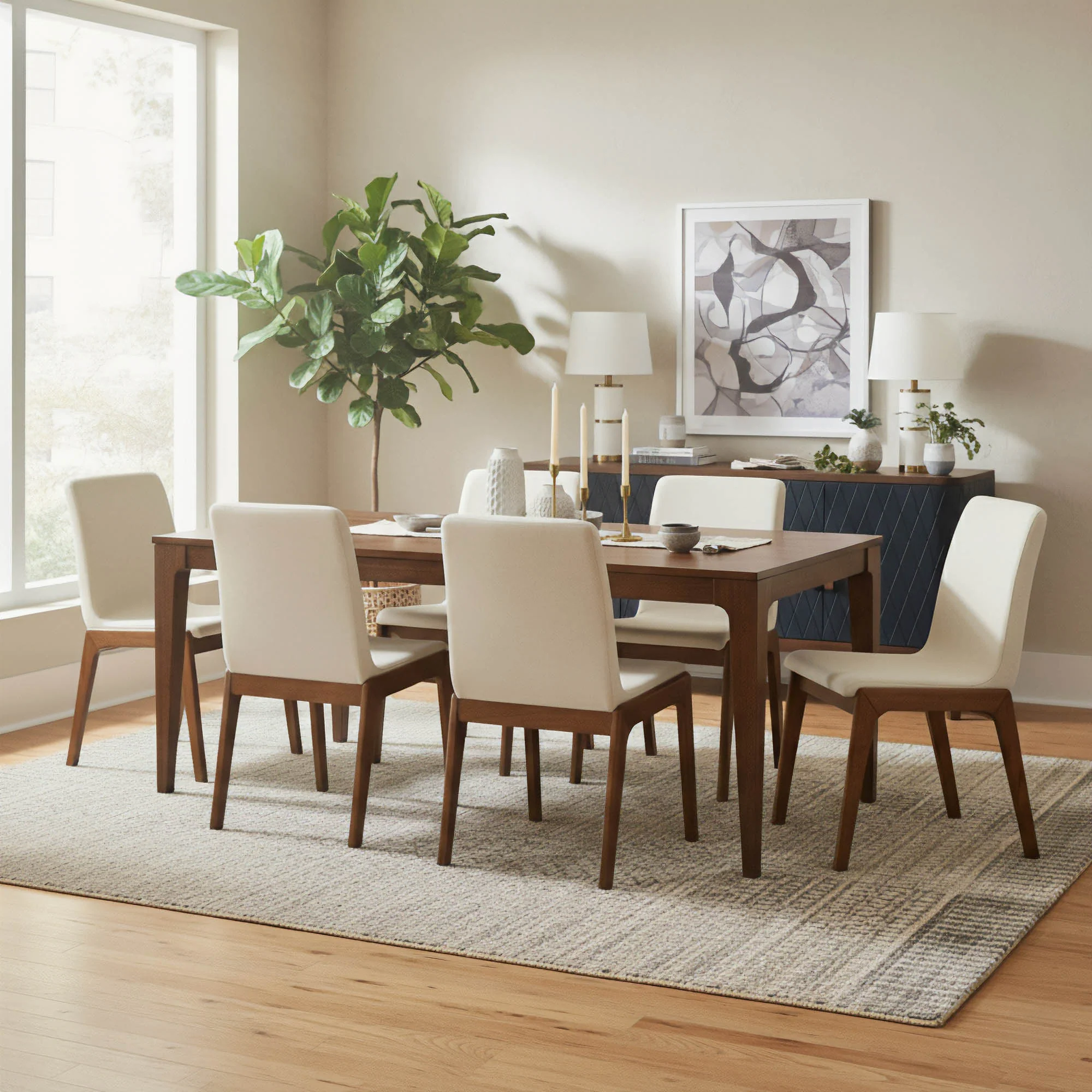 Allure Wooden Dining Table - Image 11