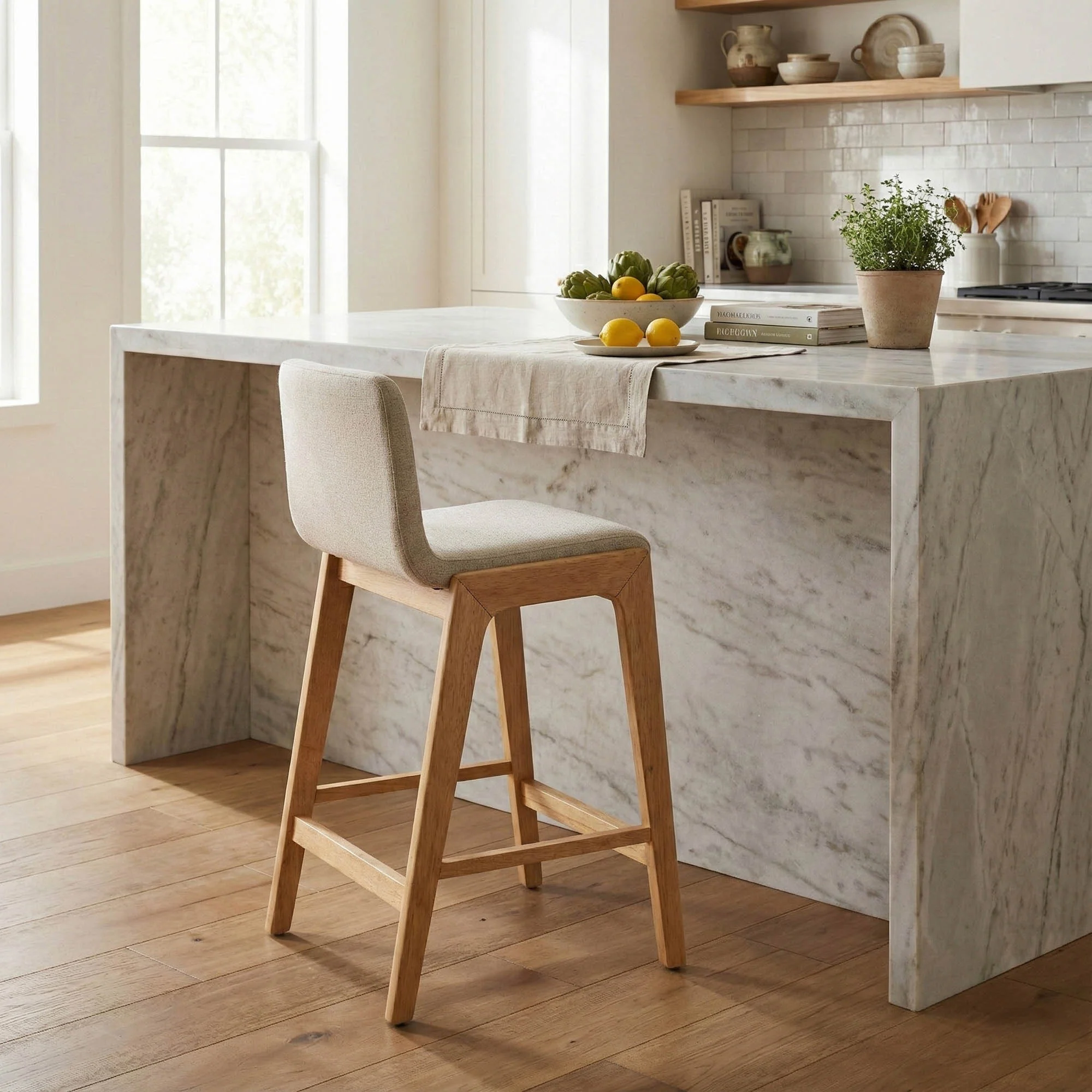 Arizona Counter Stool - Oatmeal - Image 2