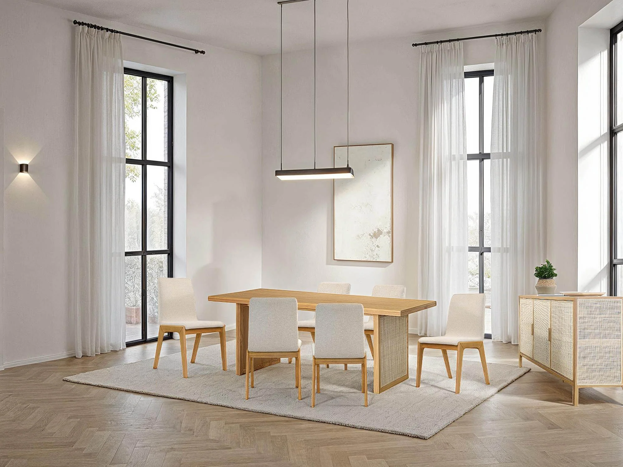 Arizona Dining Chair - Oatmeal - Image 7