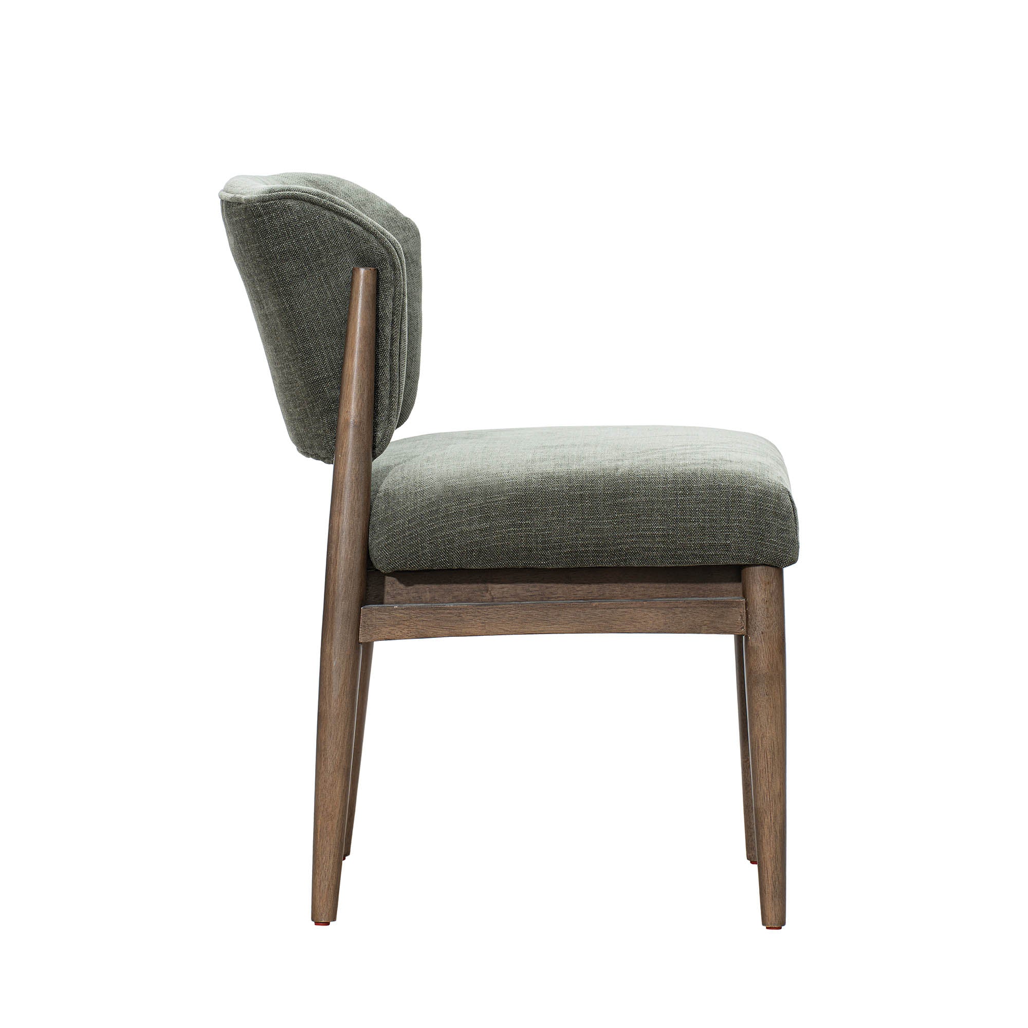 Athens Dining Chair - Olive Chenille - Image 5