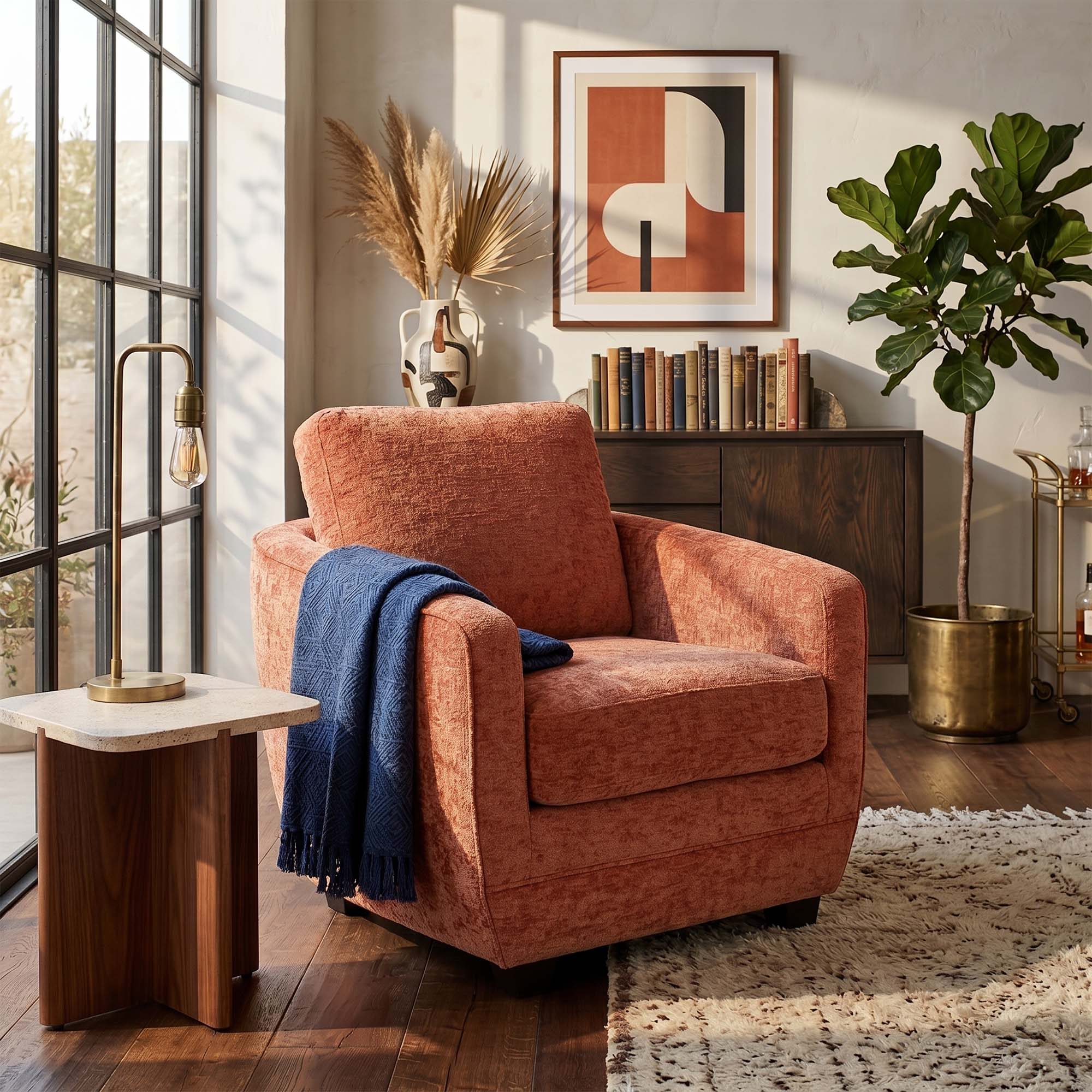 Baltimo Club Chair - Apricot Rose (Limited Edition) (VT) - Image 2