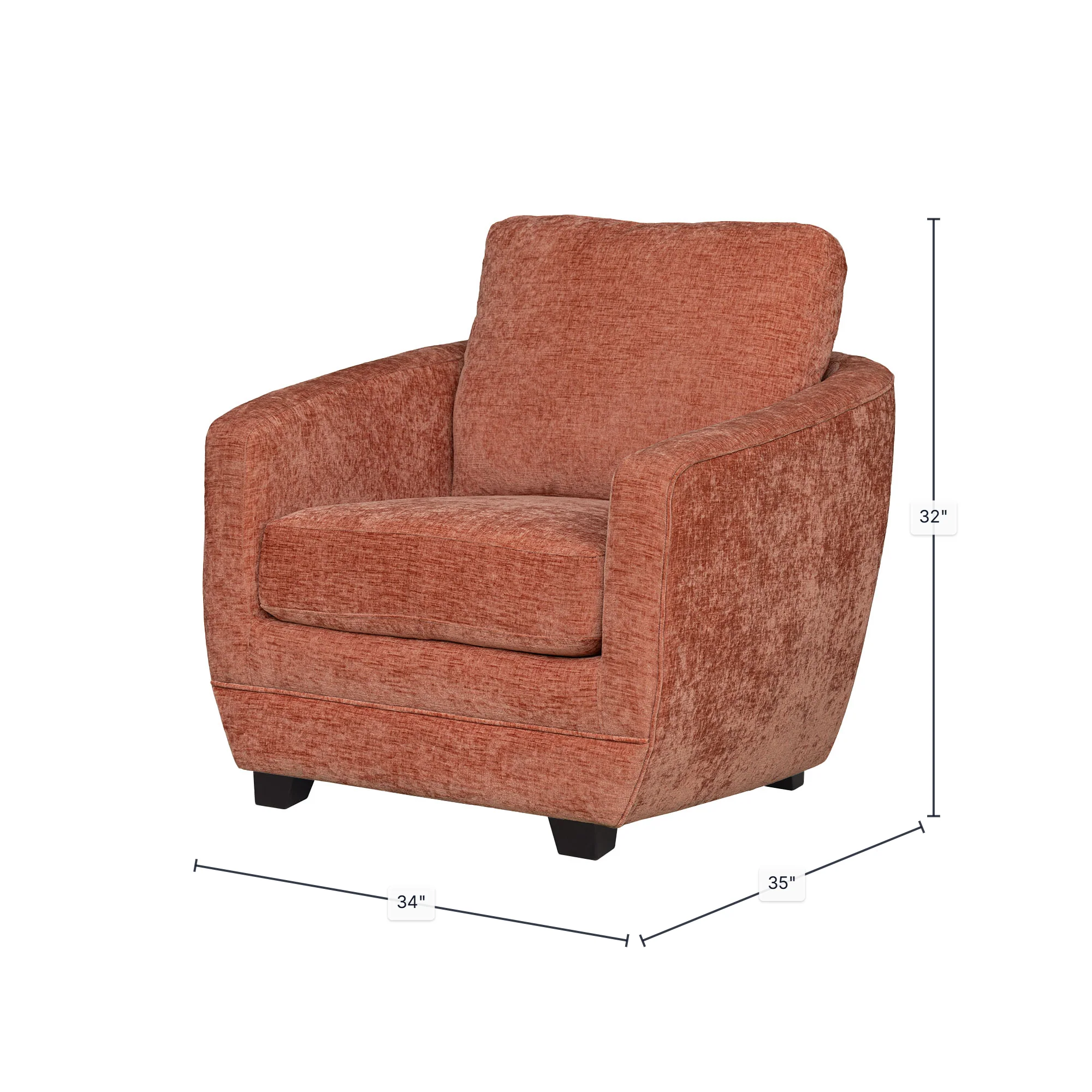 Baltimo Club Chair - Apricot Rose (Limited Edition) (VT) - Image 3