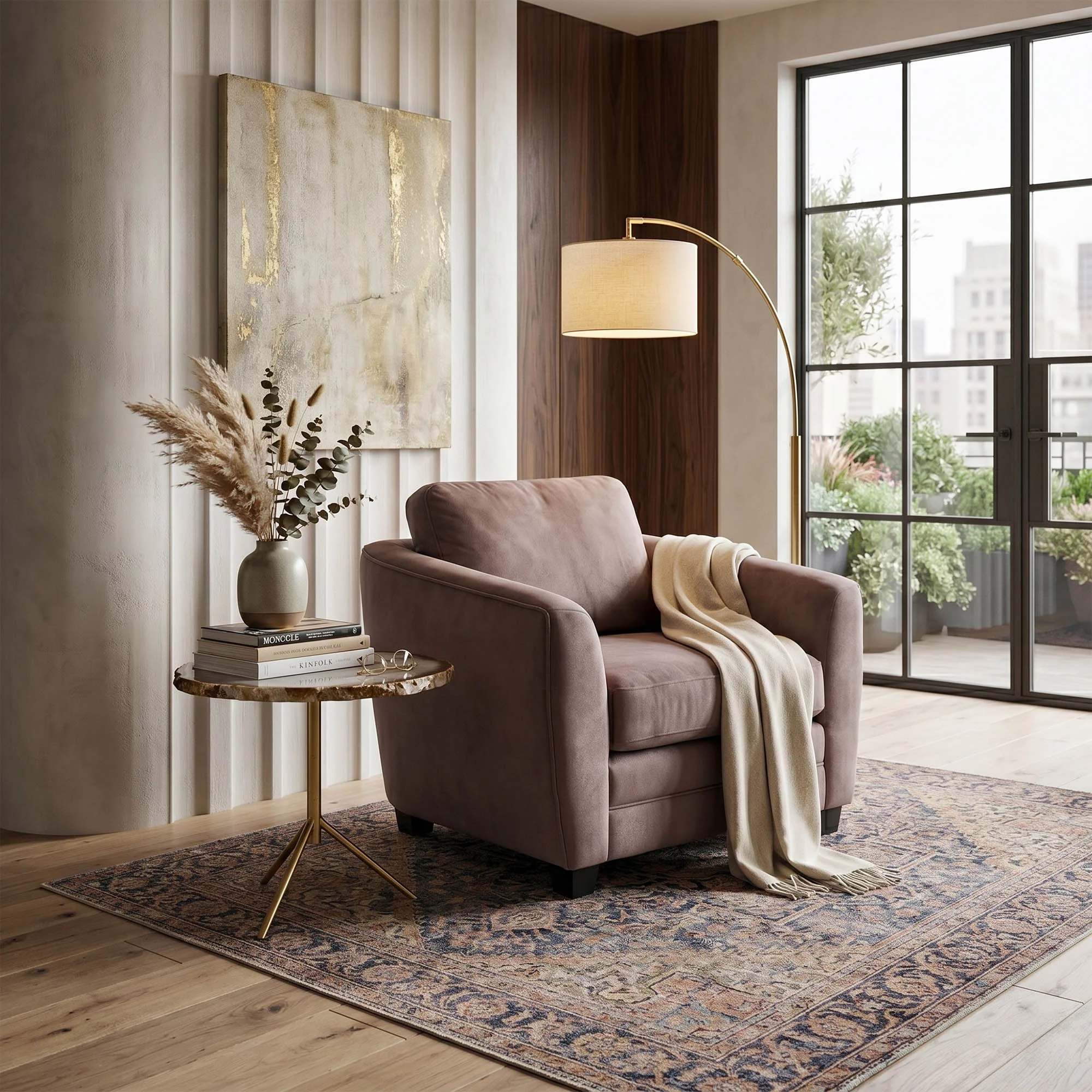 Baltimo Club Chair - Ash Brown (VT) - Image 2