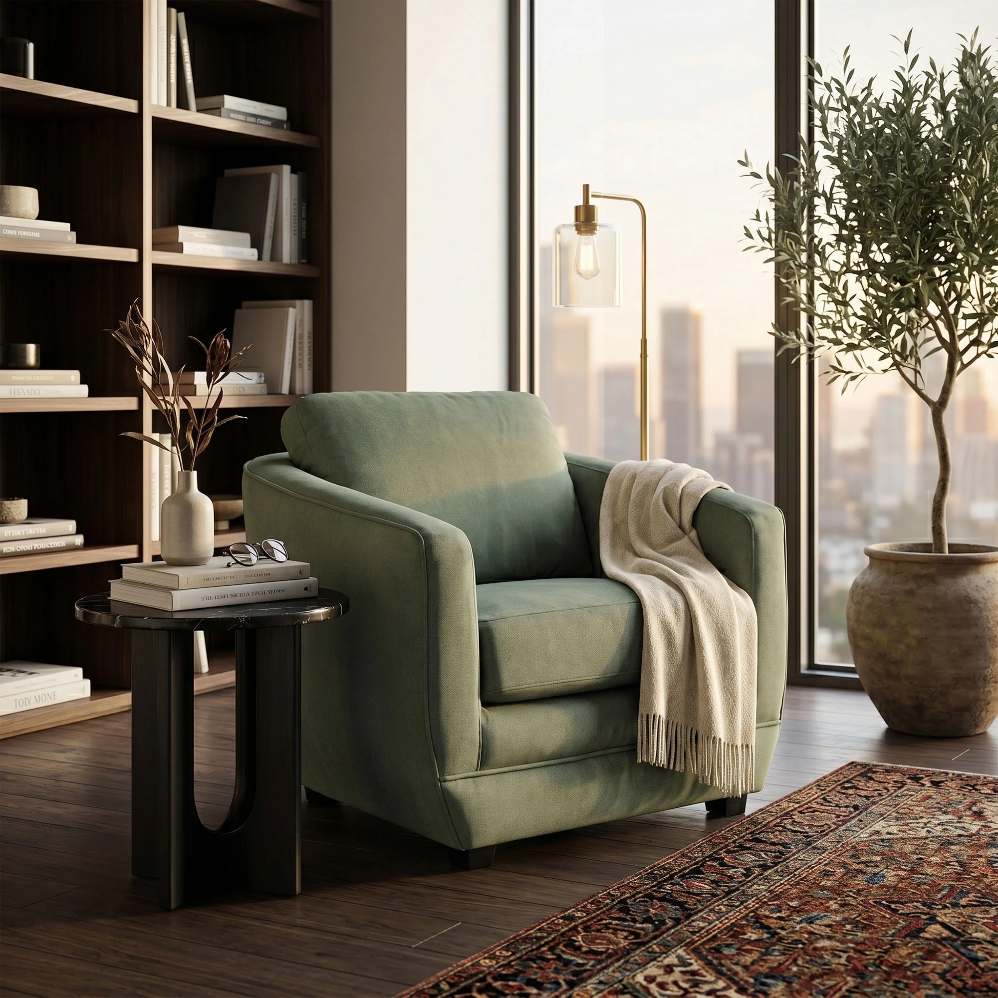 Baltimo Club Chair - Fern Green (VT) - Image 2