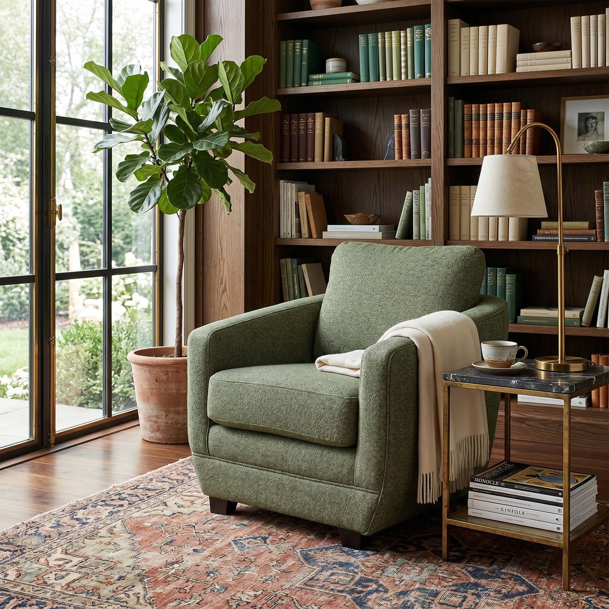 Baltimo Club Chair - Fern Tweed (Limited Edition) (VT) - Image 2