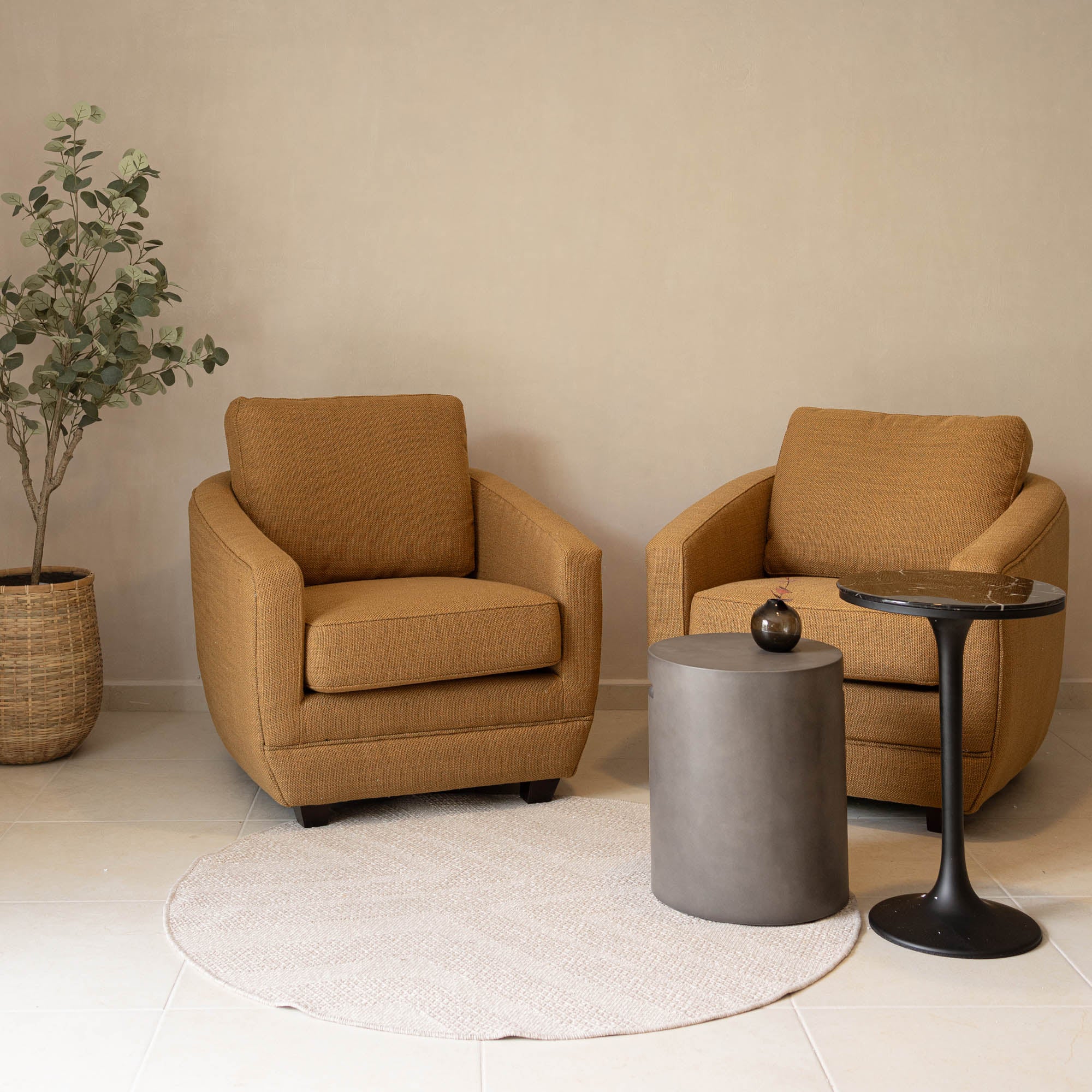 Baltimo Club Chair - Gold (VT) - Image 2