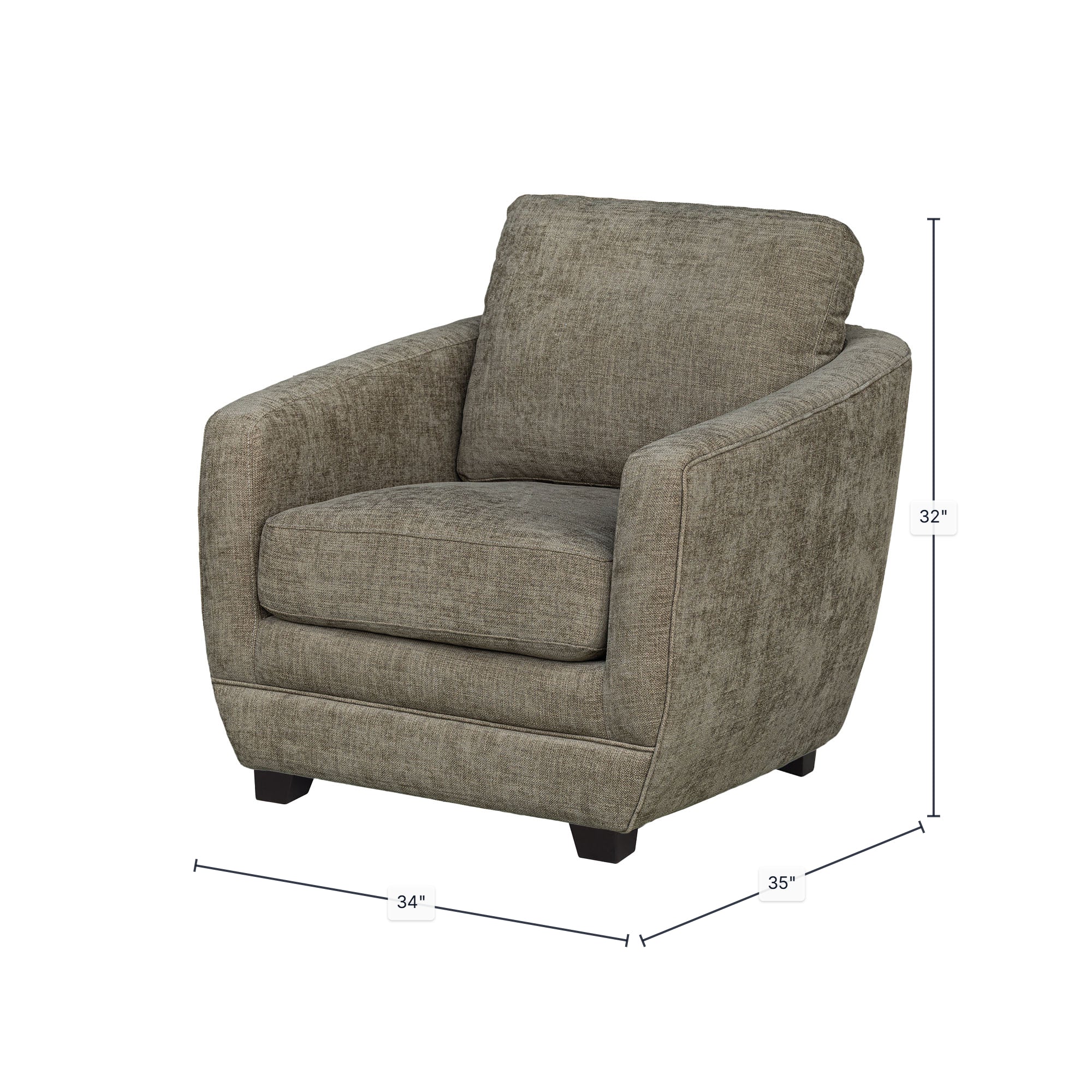 Baltimo Club Chair - Khaki Olive (Limited Edition) (VT) - Image 3