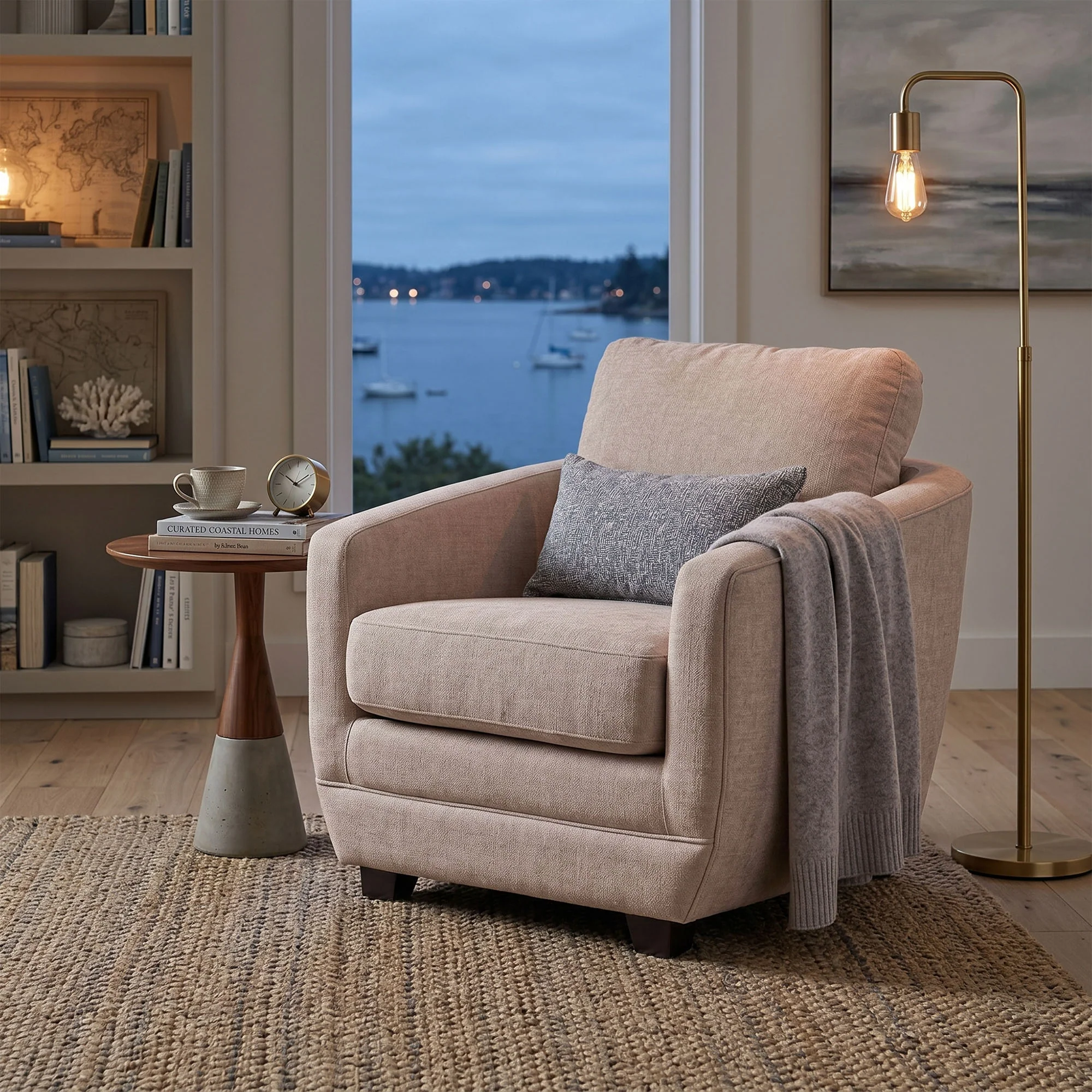 Baltimo Club Chair - Pale Rose (VT) - Image 2