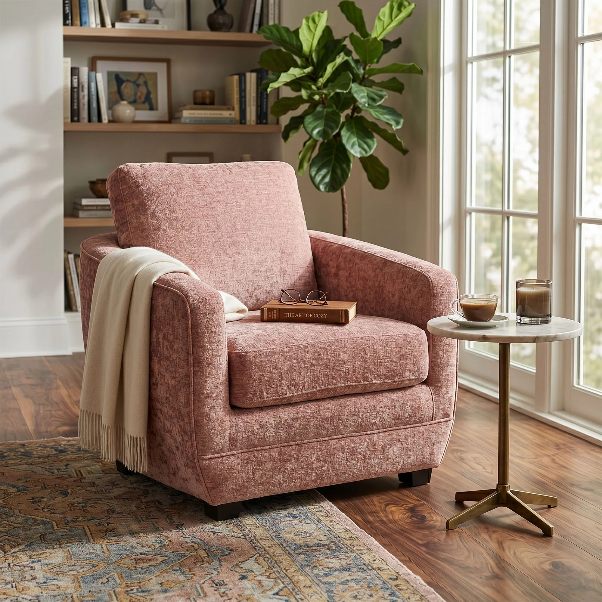 Baltimo Club Chair - Soft Blush (Limited Edition) (VT) - Image 2
