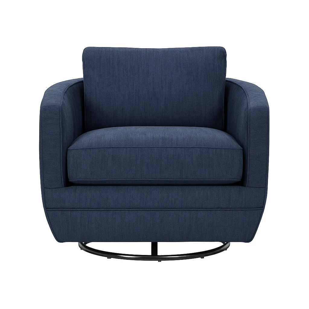 Baltimo Swivel Glider - Peacock Blue - Image 3