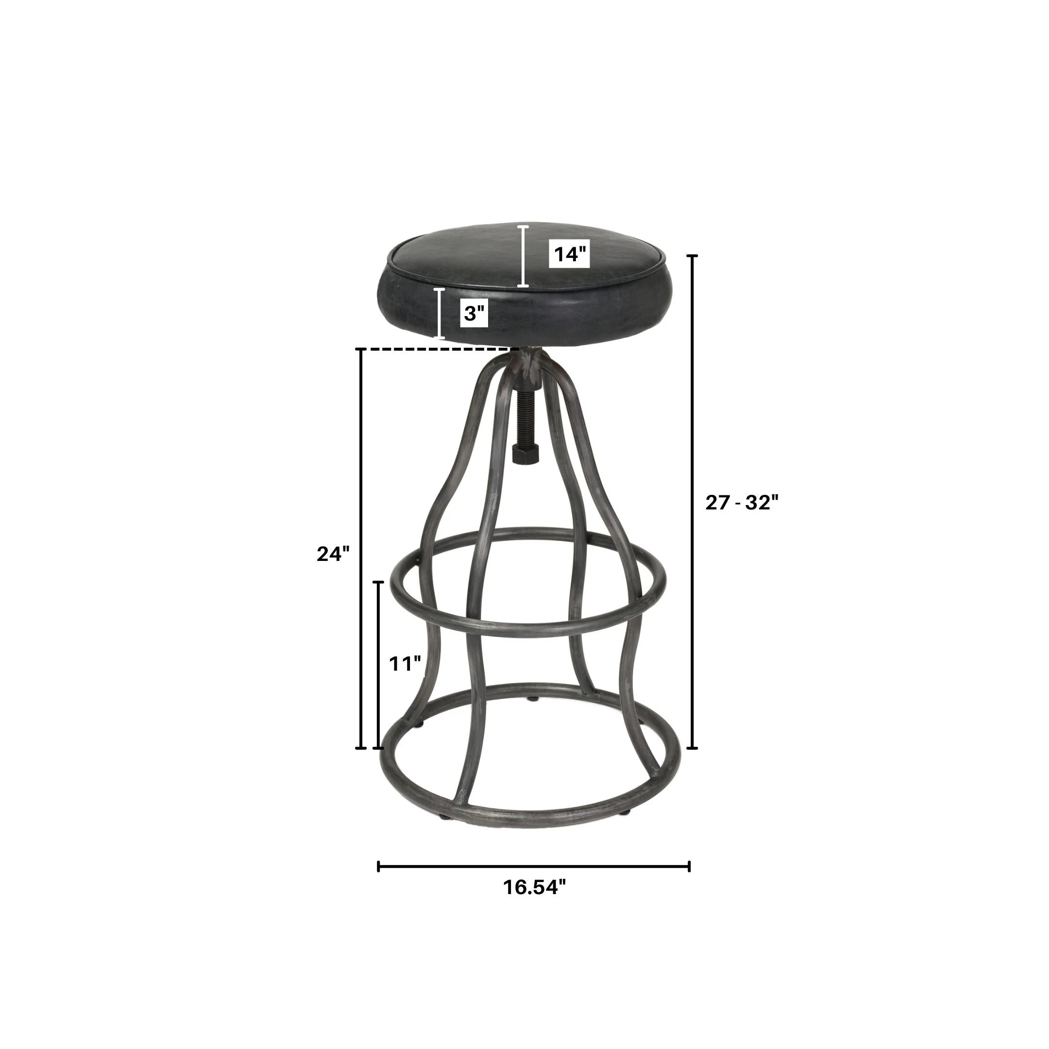 Bowie Stool - Black - Image 14