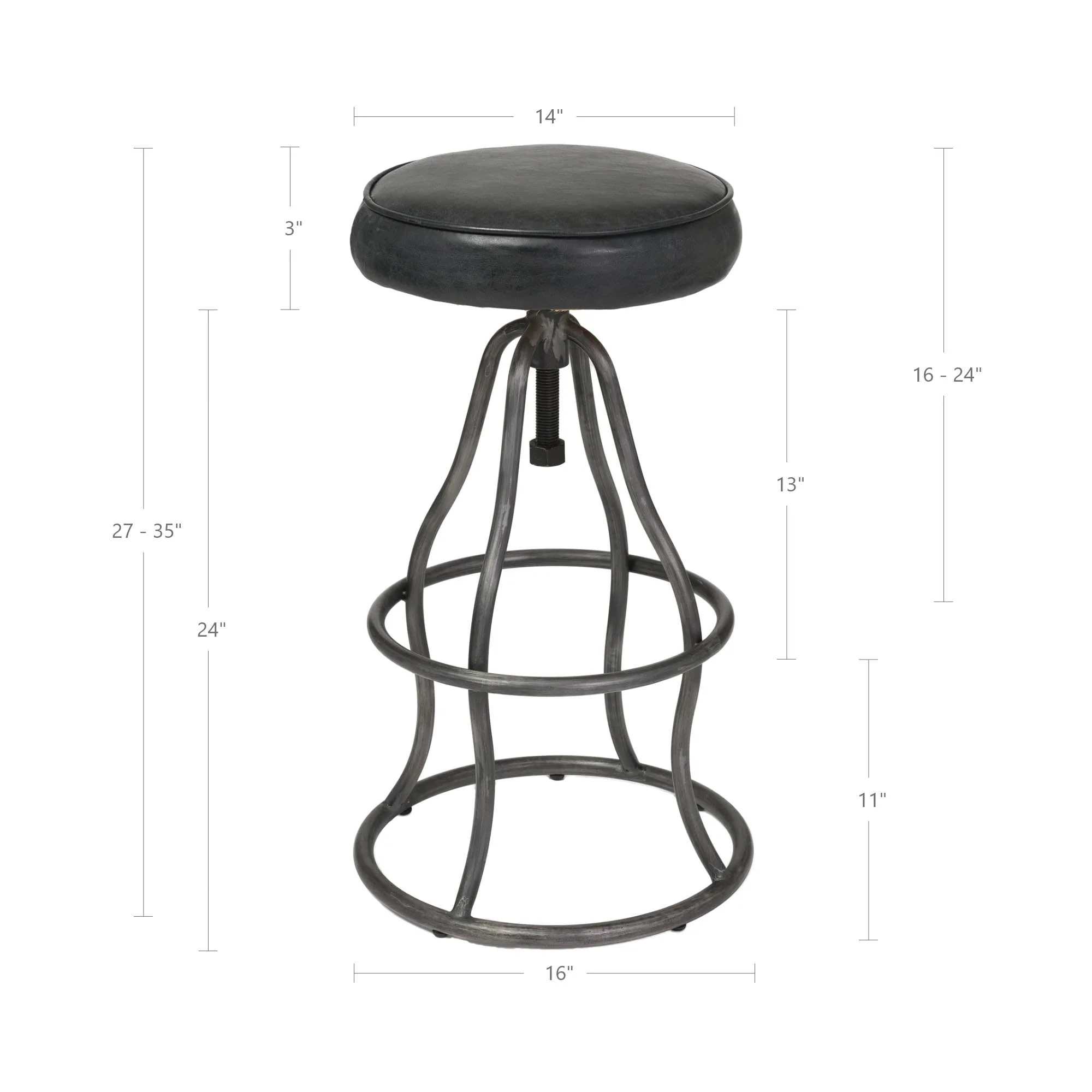 Bowie Stool - Black - Image 3