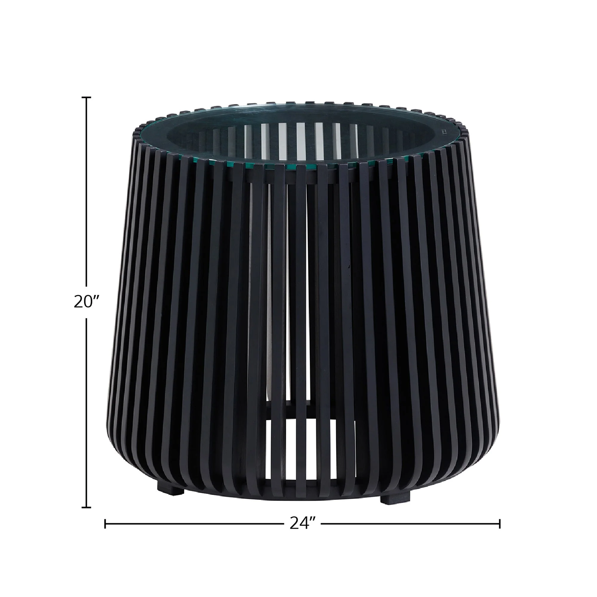Bungalow Side Table - Black - Image 3