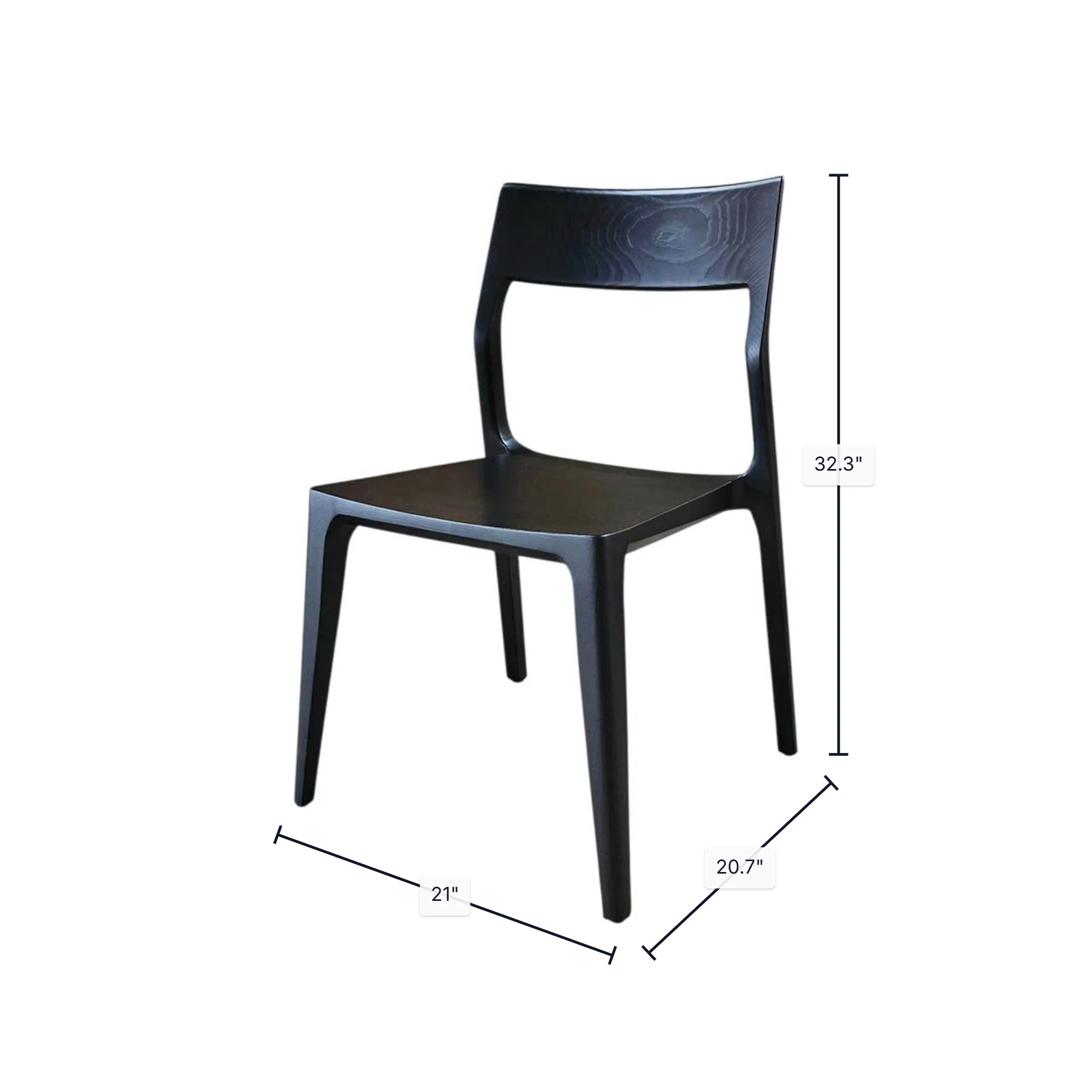 Catania Dining Chair - Black - Image 3