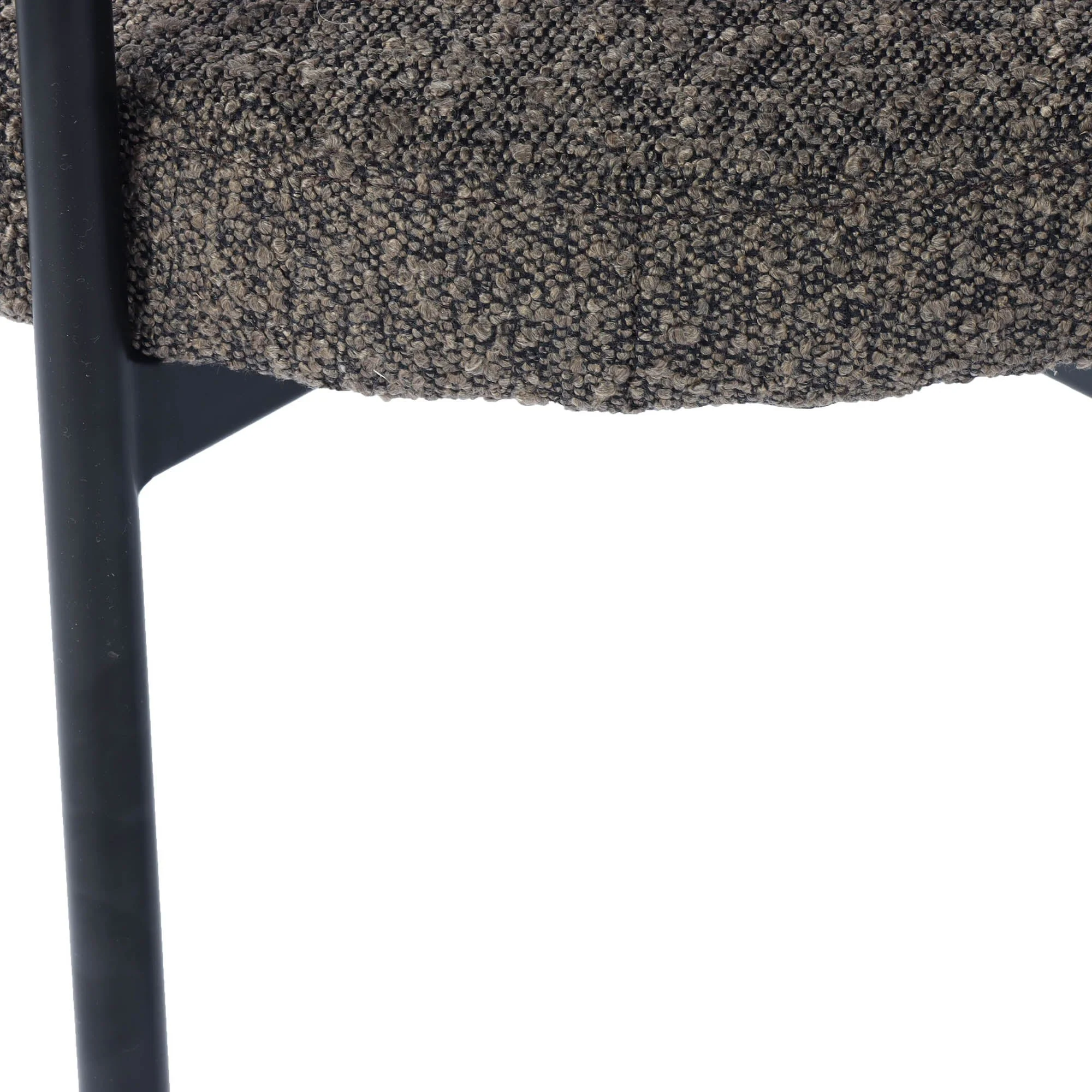 Cleo Dining Chair - Brown Boucle - Image 10