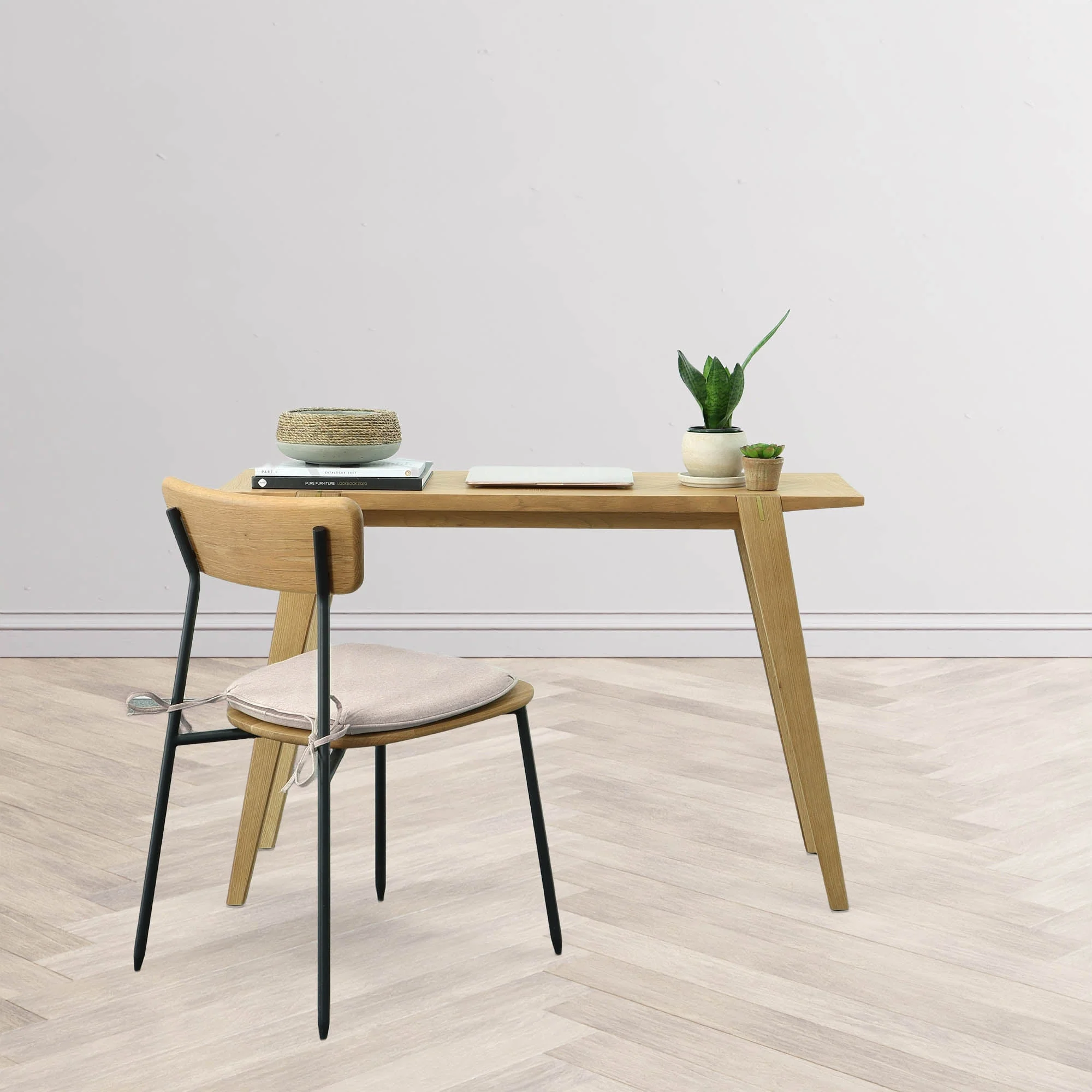 Colton Dining Chair - Natural Wood Seat - Image 10