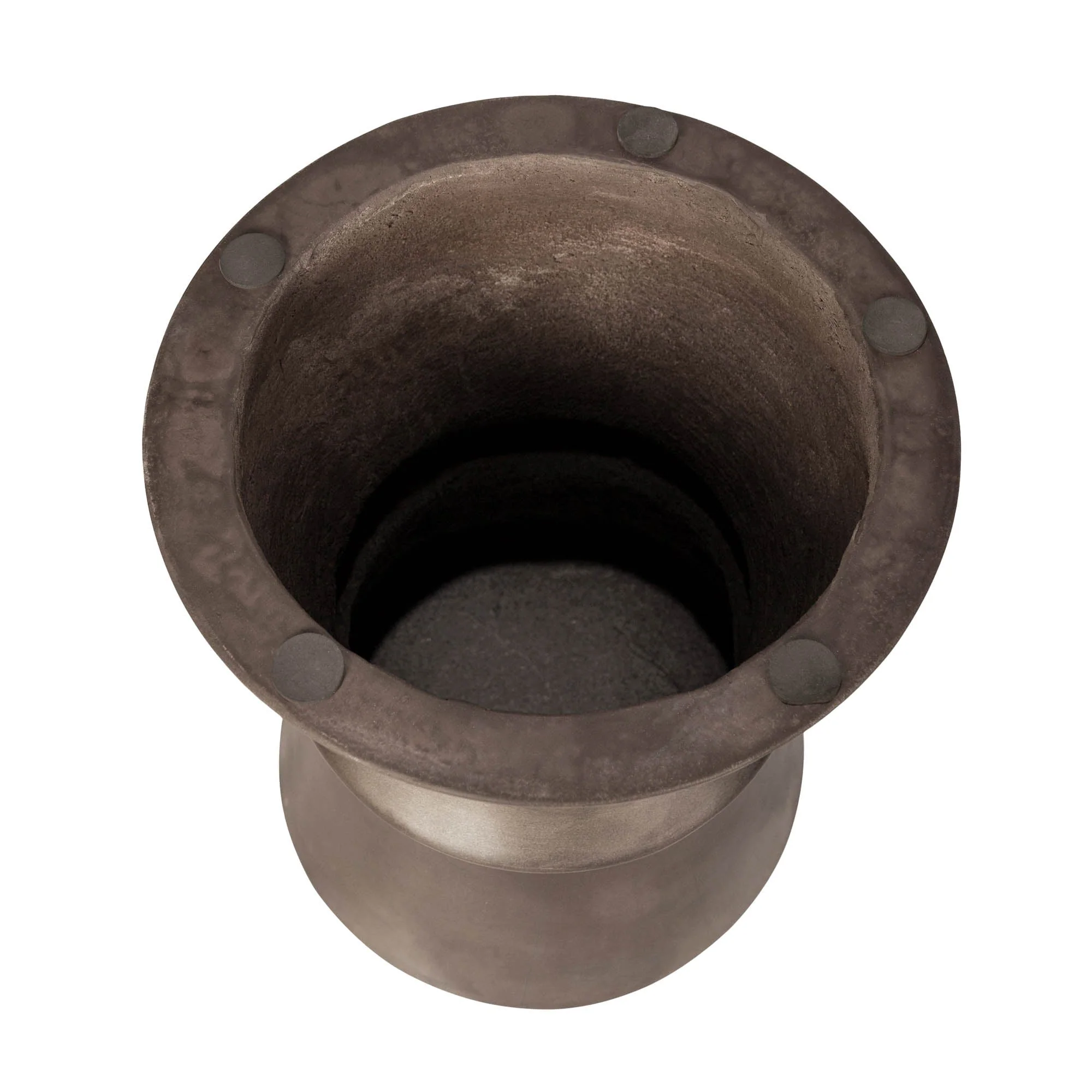 Concrete Hourglass Side Table - Bronze - Image 7