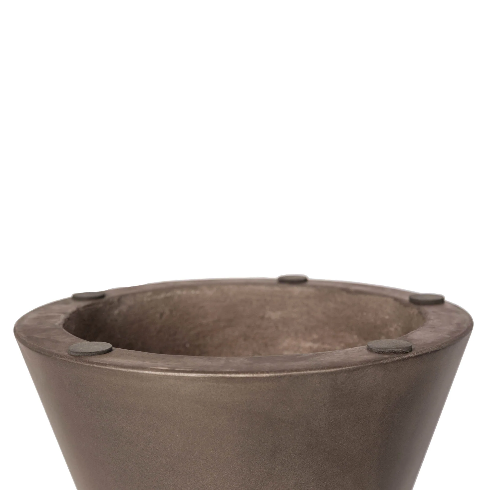 Concrete Hourglass Side Table - Bronze - Image 8