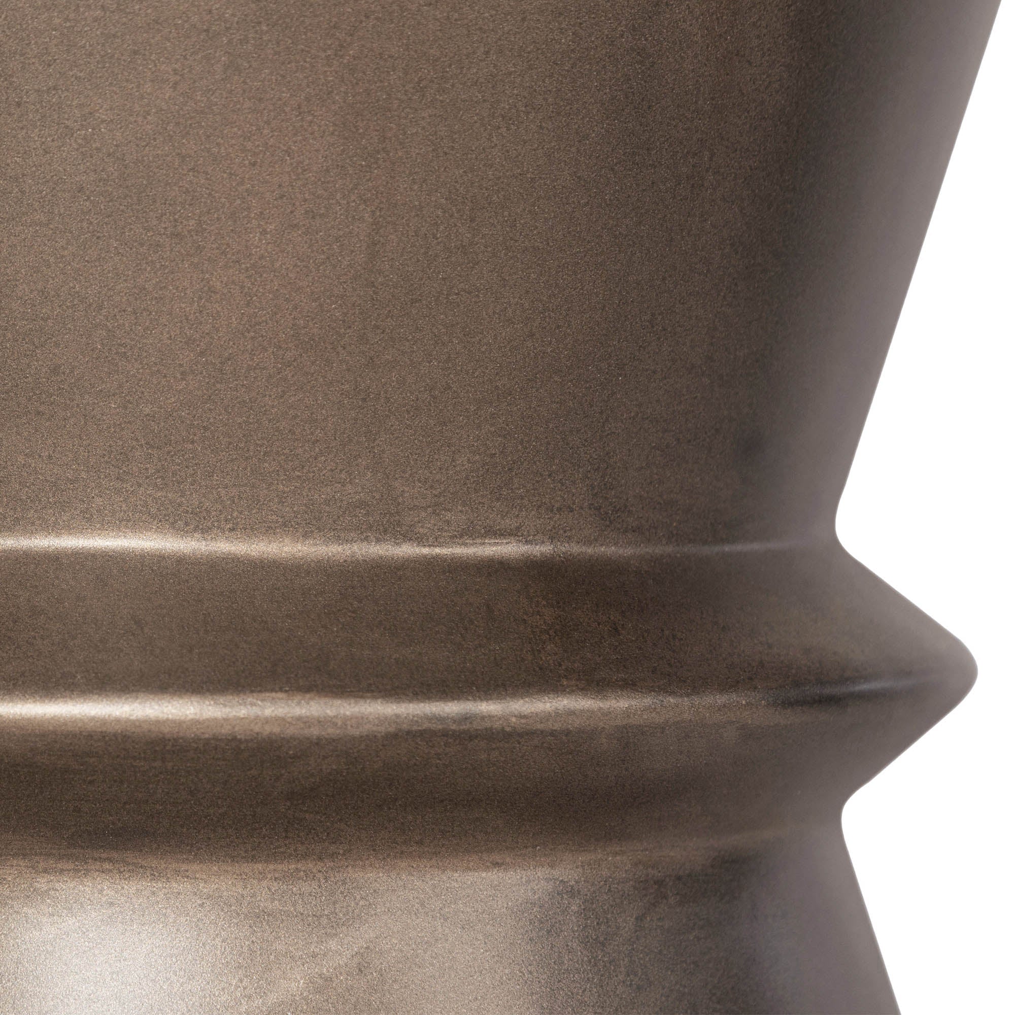Concrete Hourglass Side Table - Bronze - Image 9