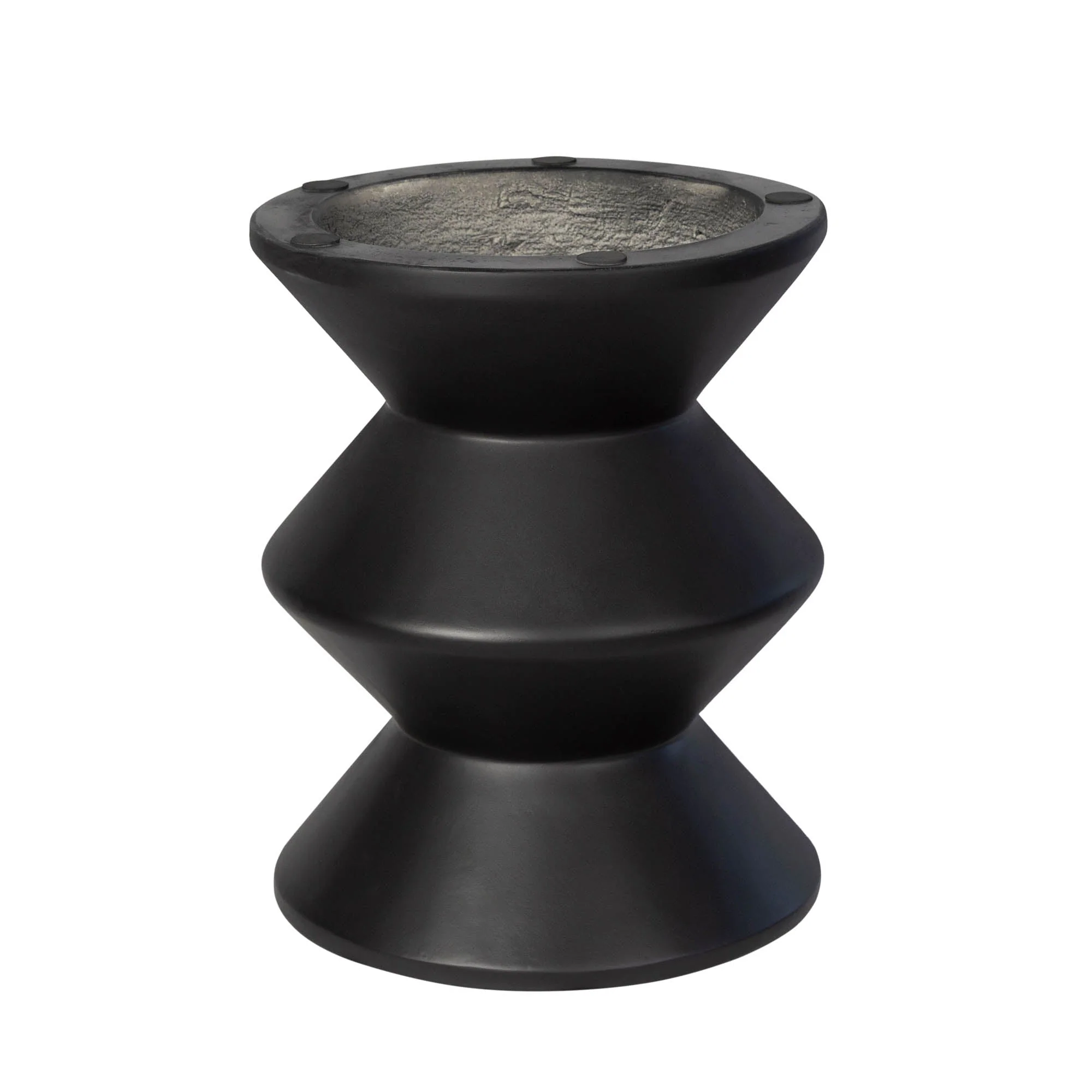 Concrete Inverted Side Table - Black - Image 6