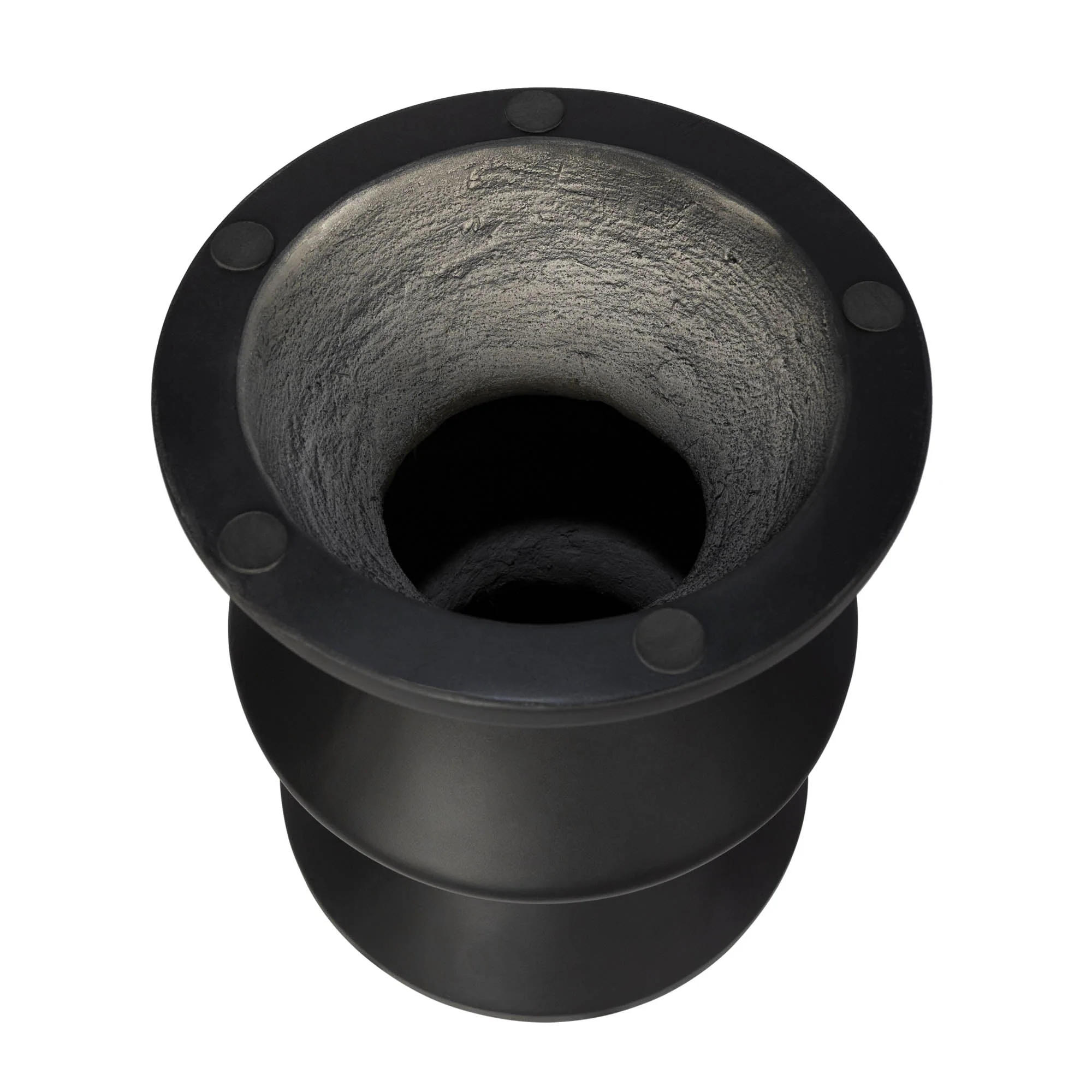Concrete Inverted Side Table - Black - Image 7