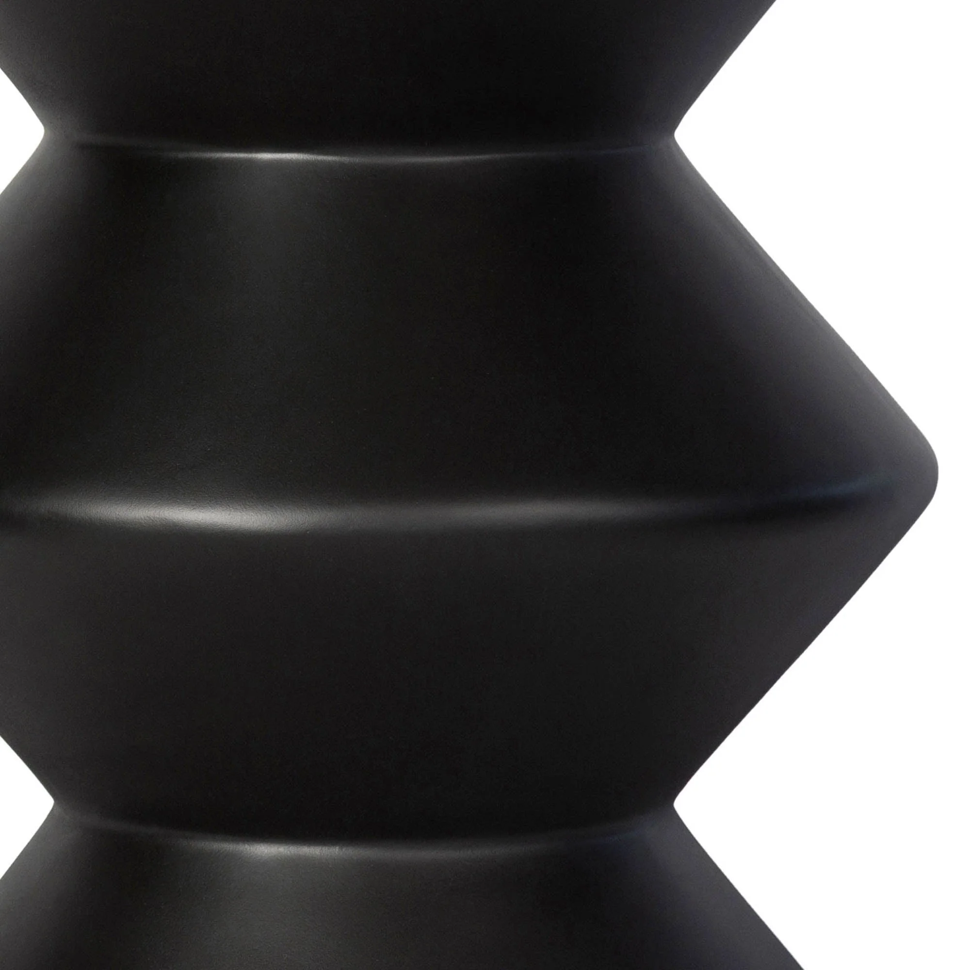 Concrete Inverted Side Table - Black - Image 9
