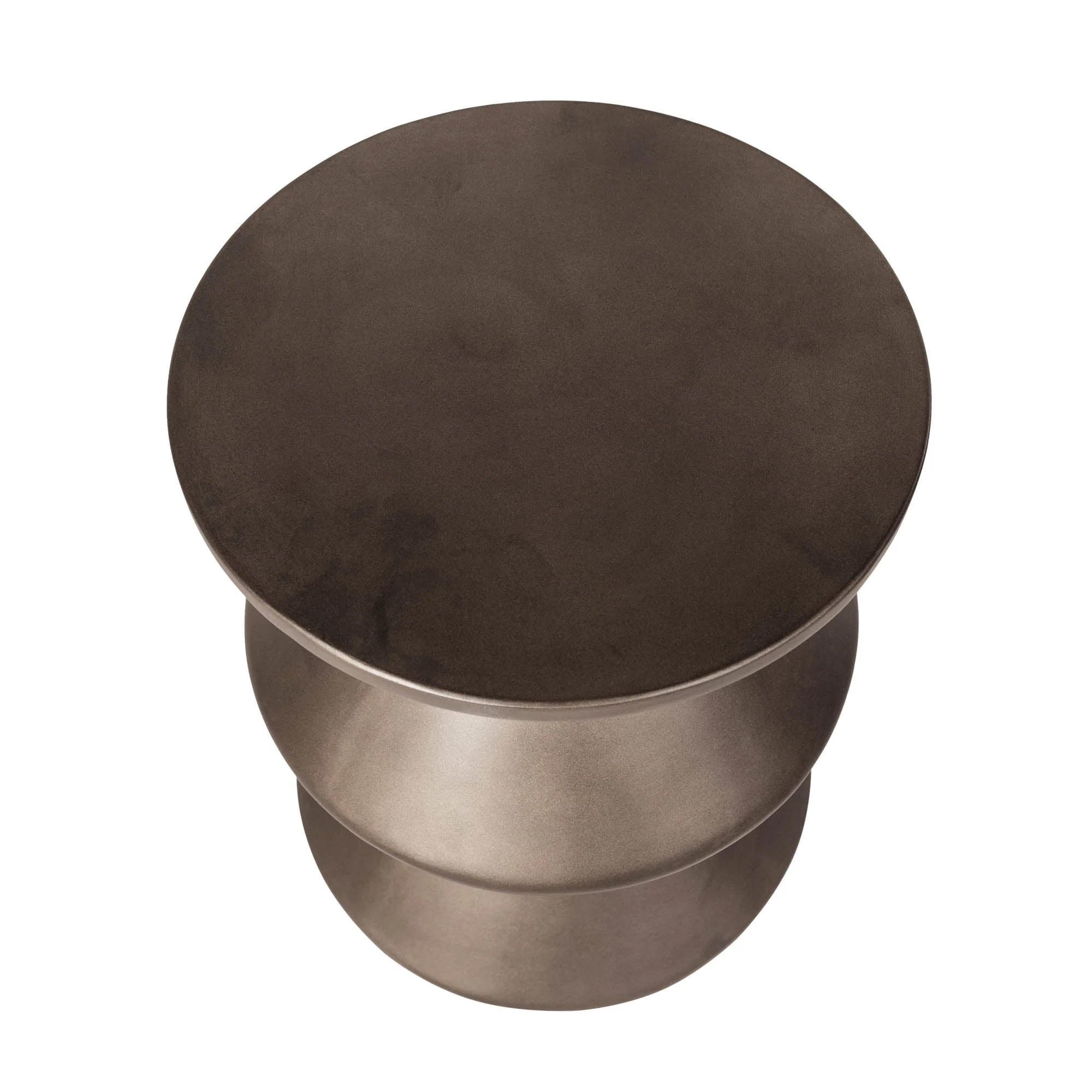 Concrete Inverted Side Table - Bronze - Image 5