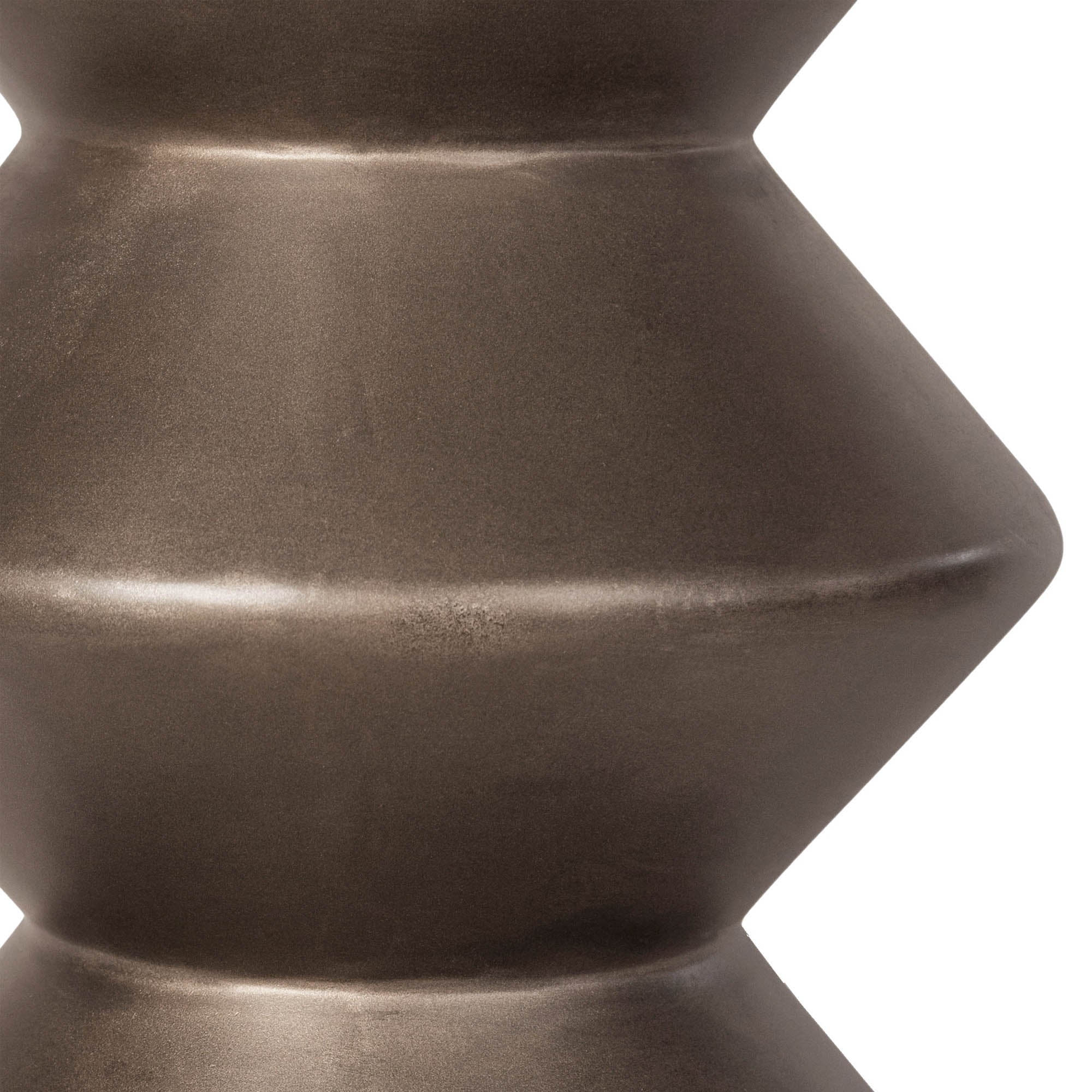 Concrete Inverted Side Table - Bronze - Image 9
