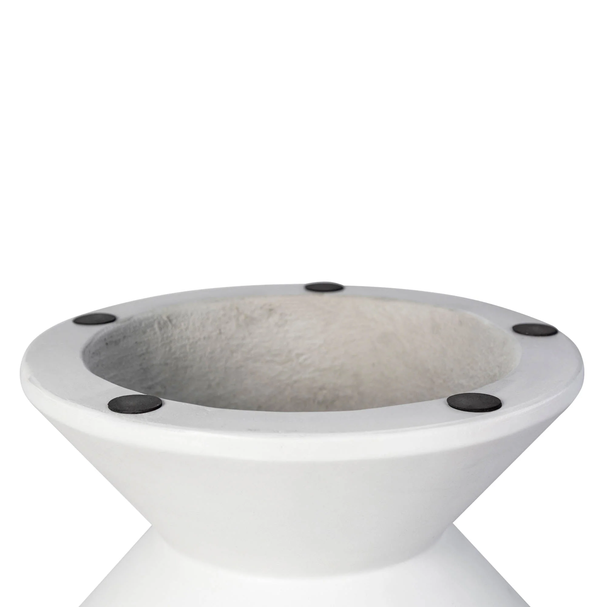 Concrete Inverted Side Table - White - Image 8