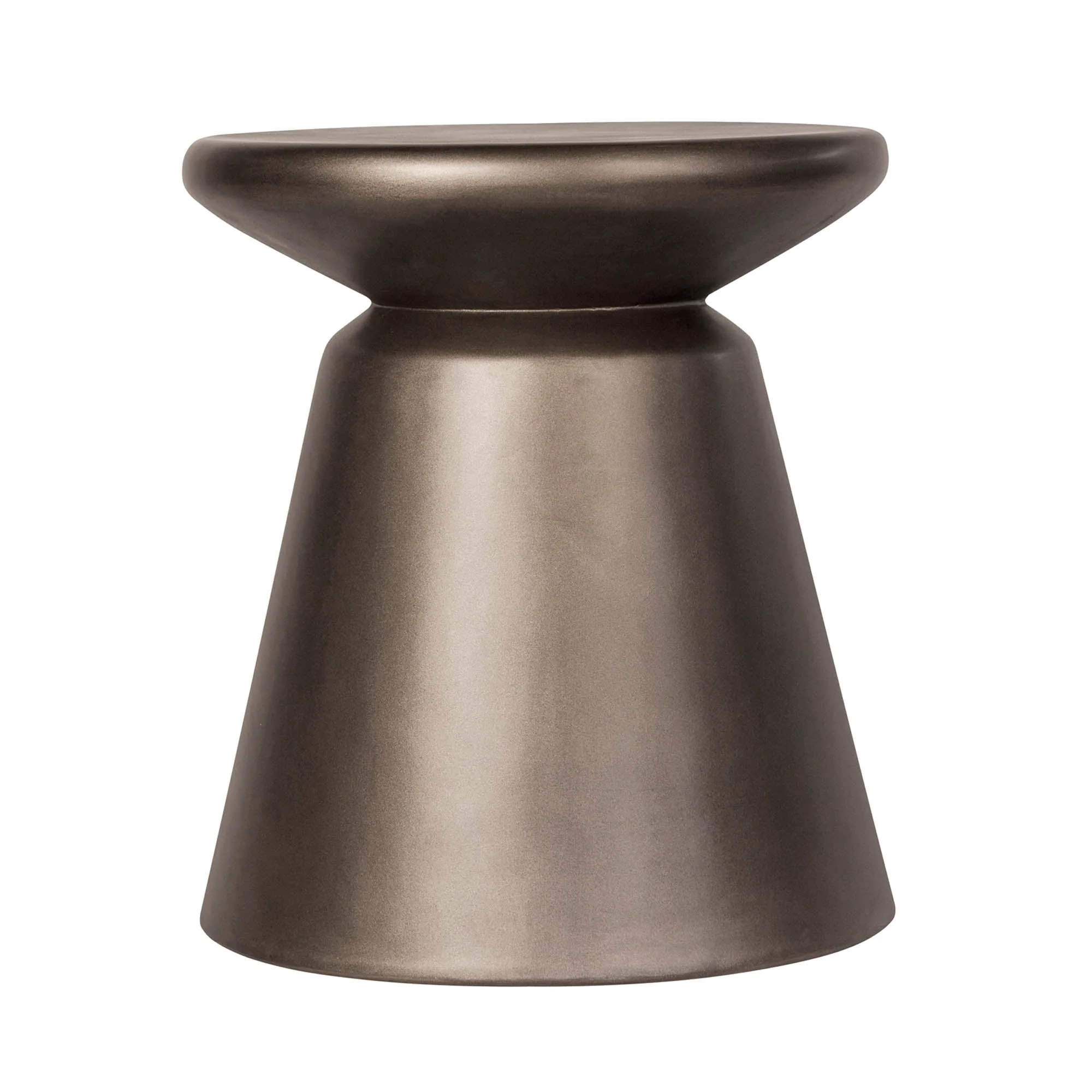 Concrete Mineral Side Table - Bronze - Image 4