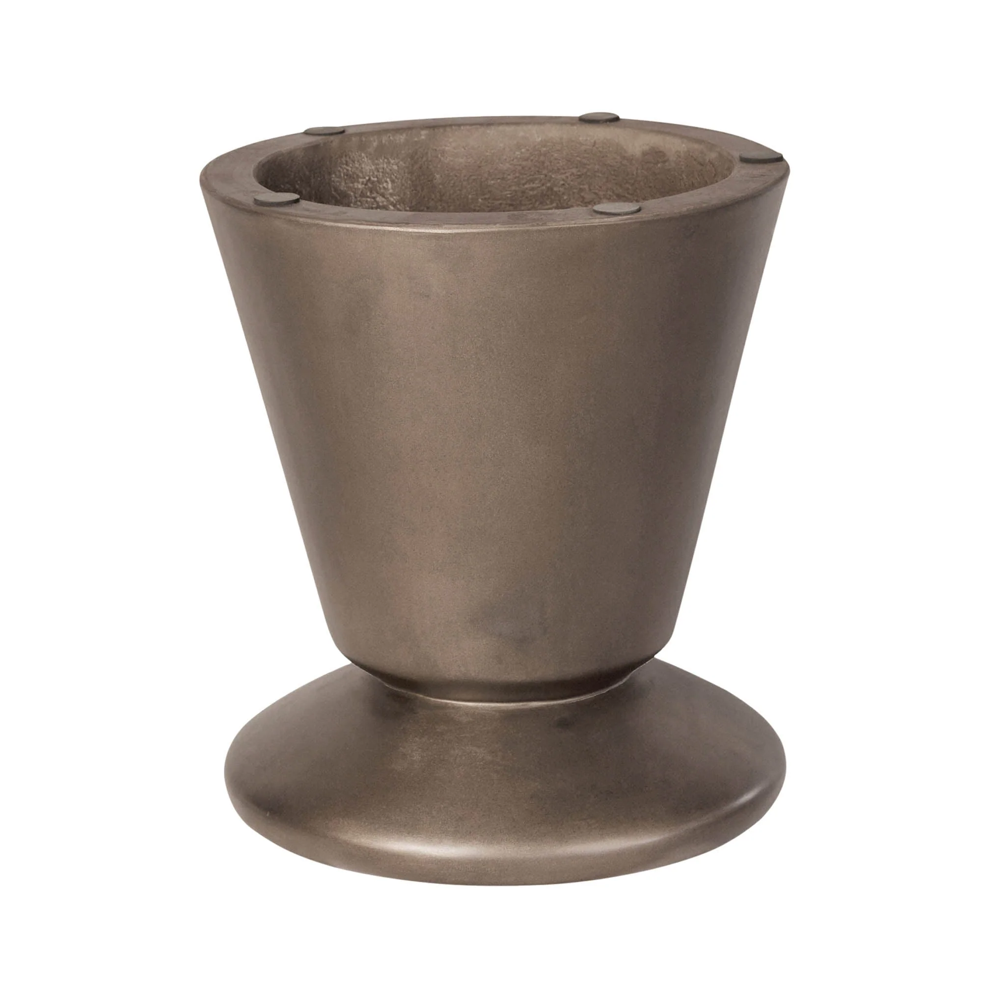Concrete Mineral Side Table - Bronze - Image 6