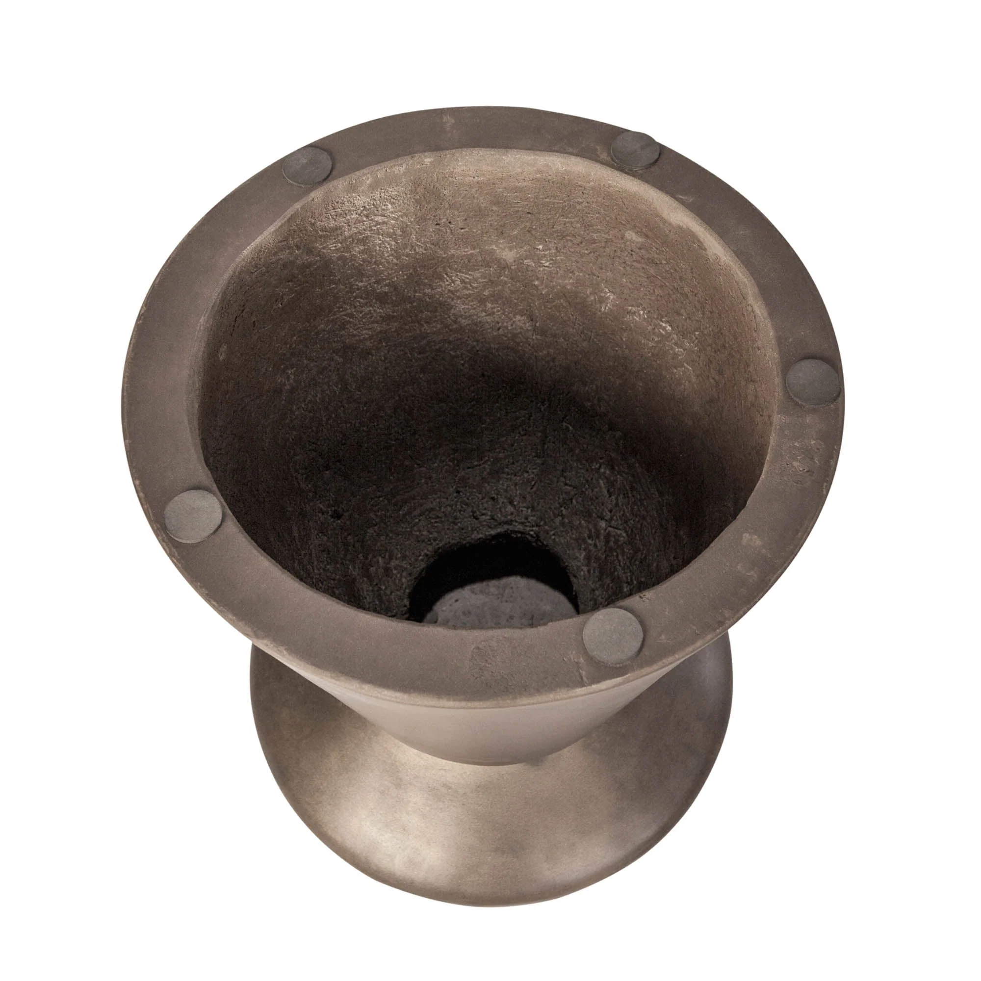 Concrete Mineral Side Table - Bronze - Image 7