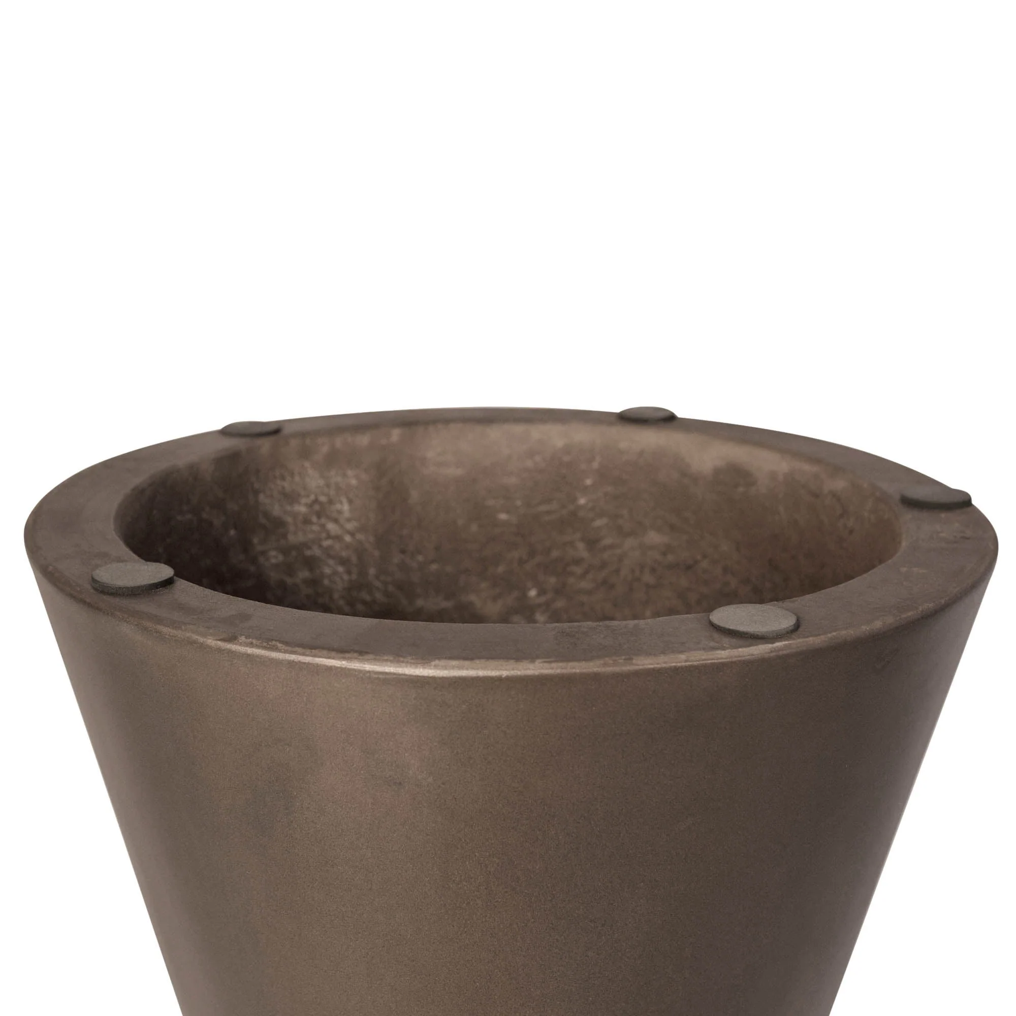 Concrete Mineral Side Table - Bronze - Image 8
