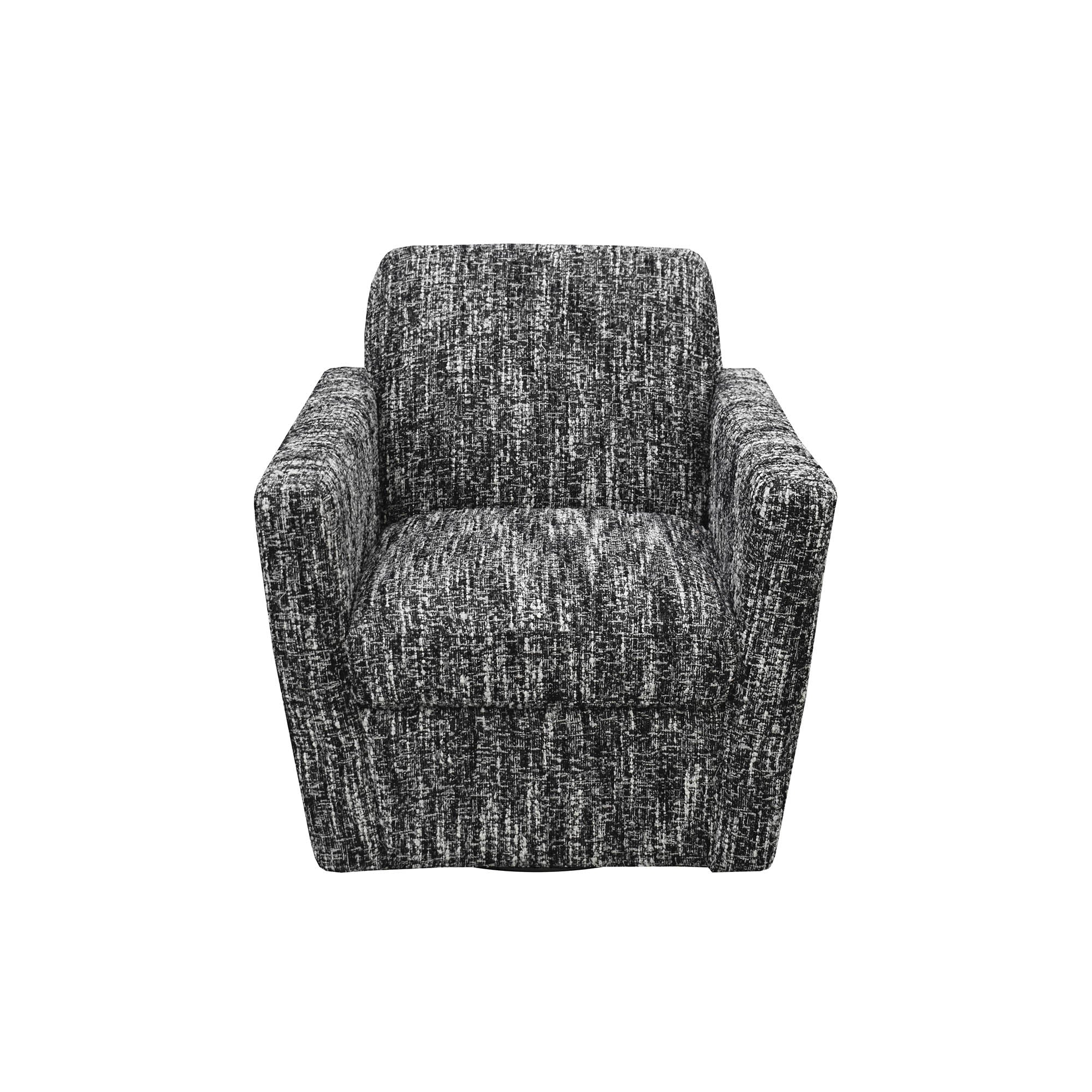 Cooper Swivel Club Chair - Chanel Black - Image 6