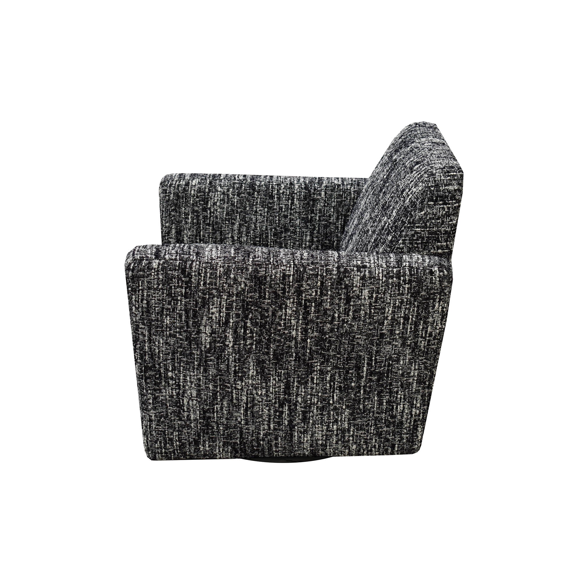 Cooper Swivel Club Chair - Chanel Black - Image 8