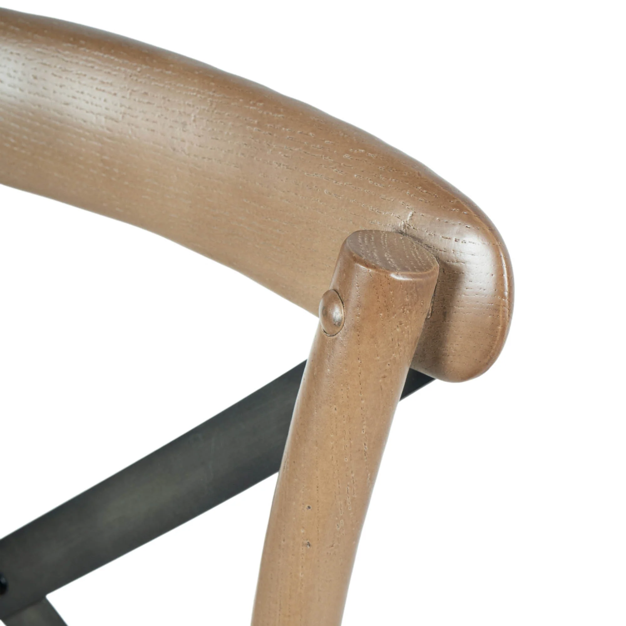 Cross Back Chair w/ Rattan Seat - Sundried - Image 8