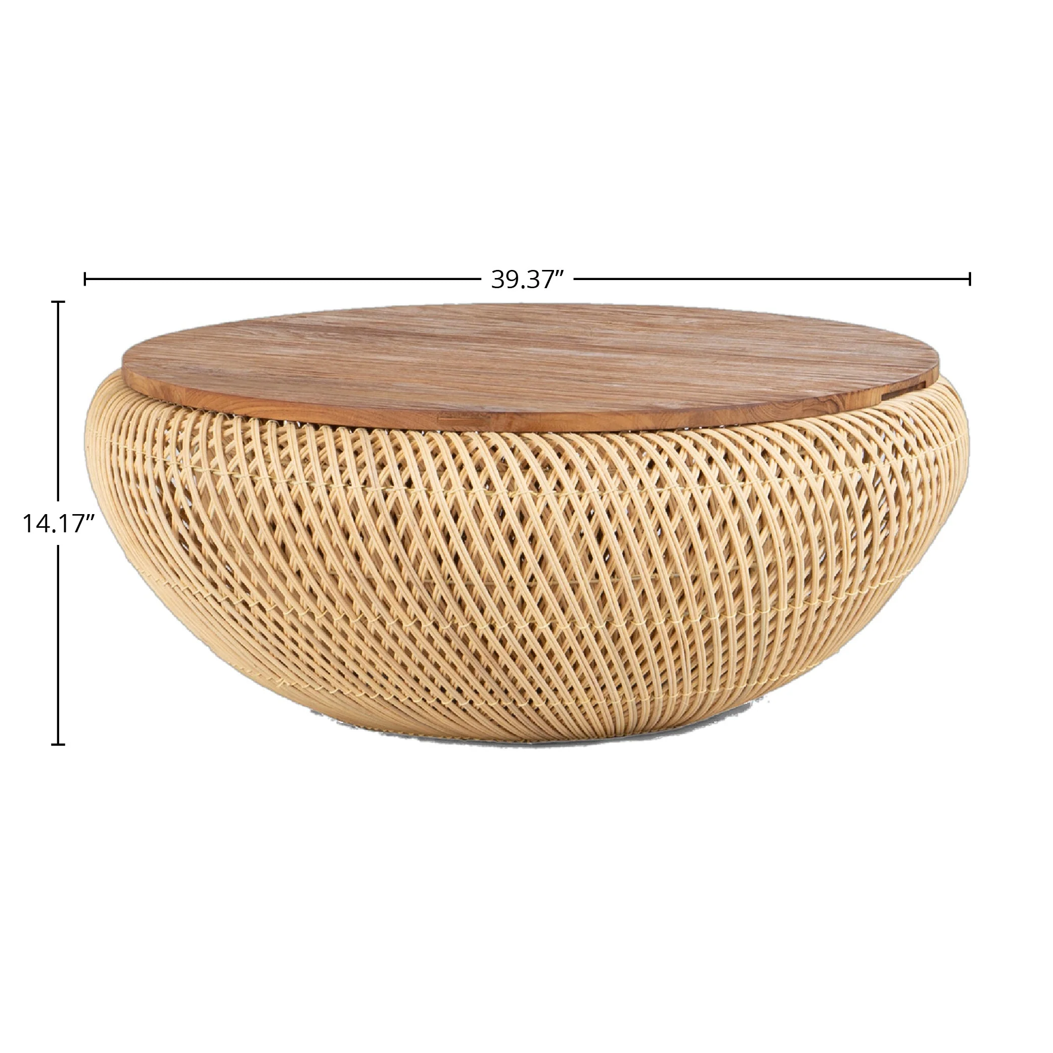D-Bodhi Wave Coffee Table - Large/ Natural - Image 7