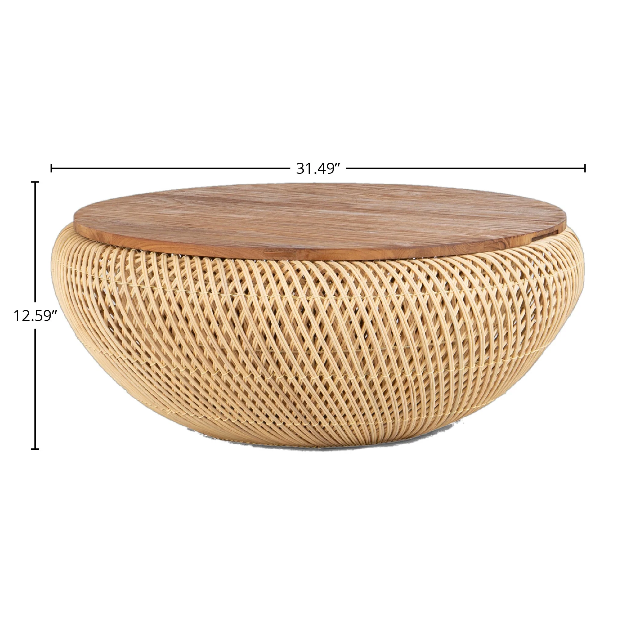 D-Bodhi Wave Coffee Table - Natural - Image 9
