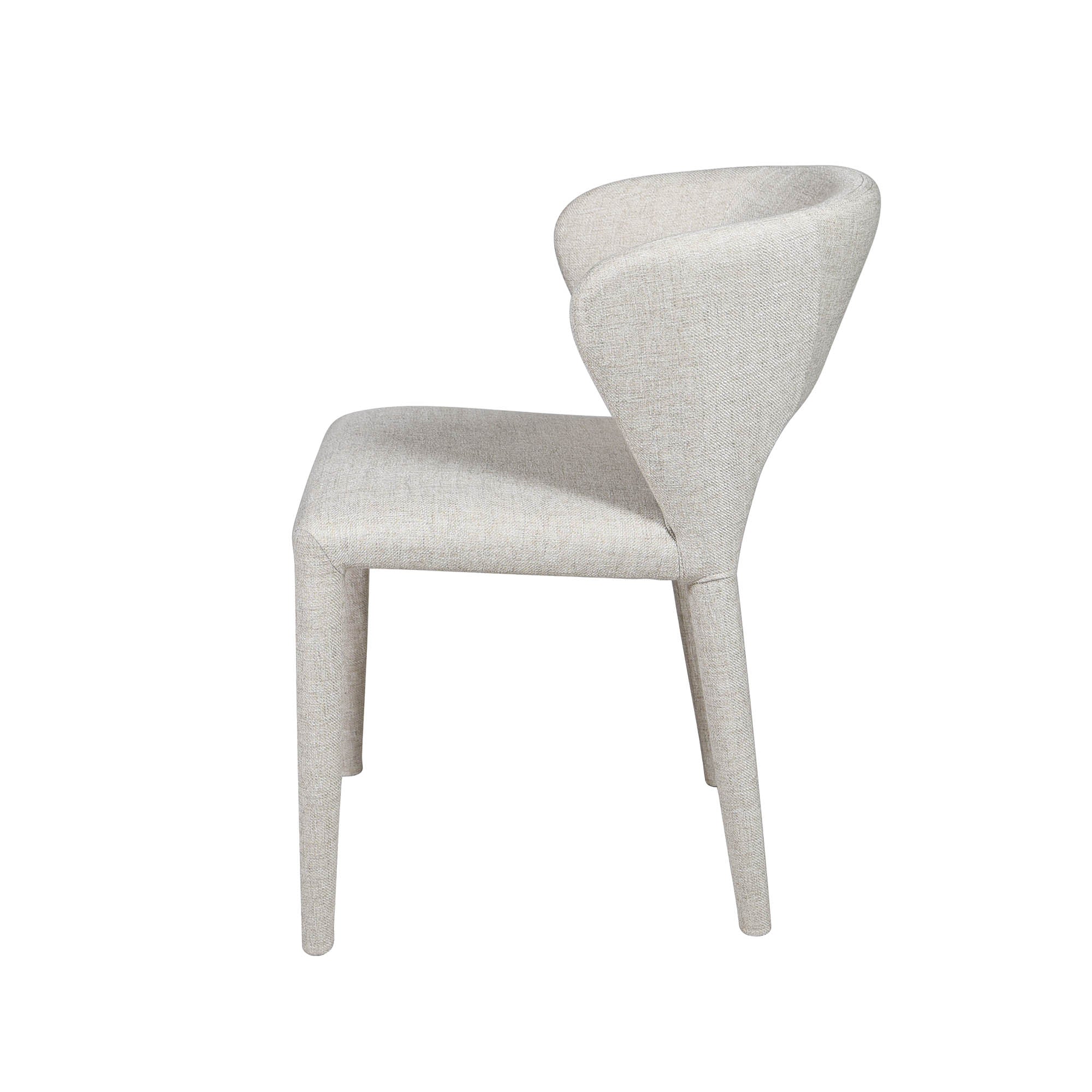 Dakota Dining Chair - Vanilla Tweed - Image 5