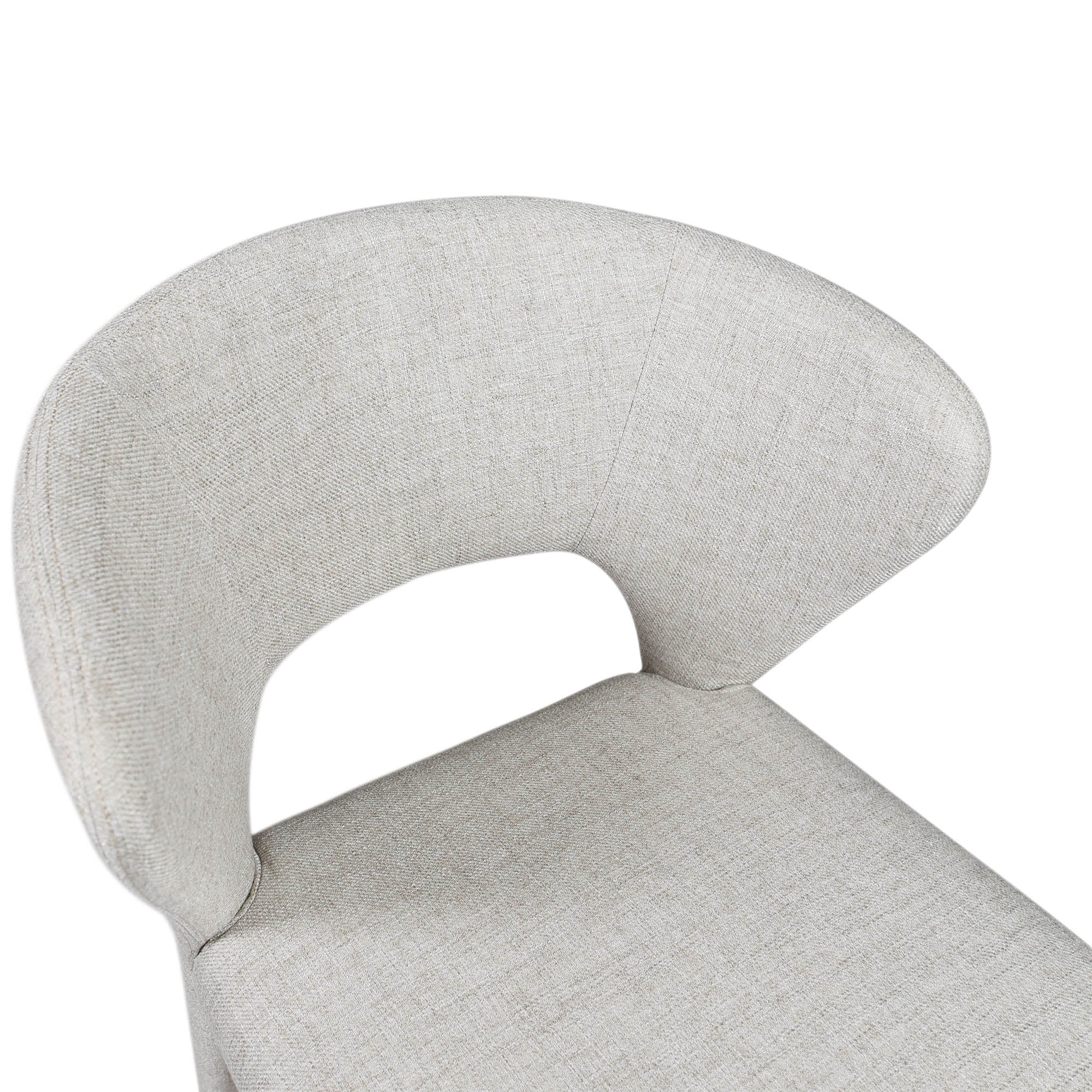Dakota Dining Chair - Vanilla Tweed - Image 8