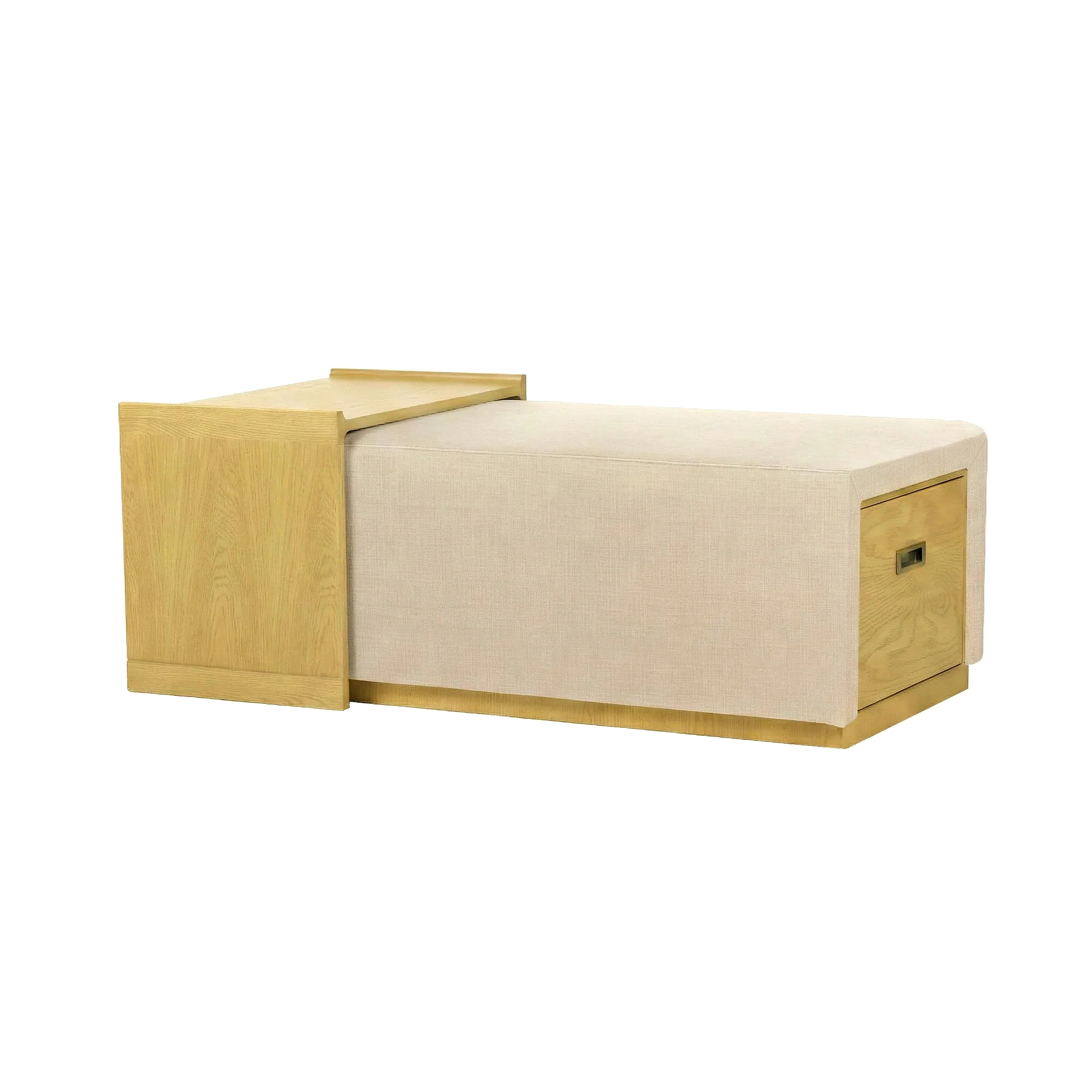 Elara Storage Ottoman - Barley Chenille - Image 10