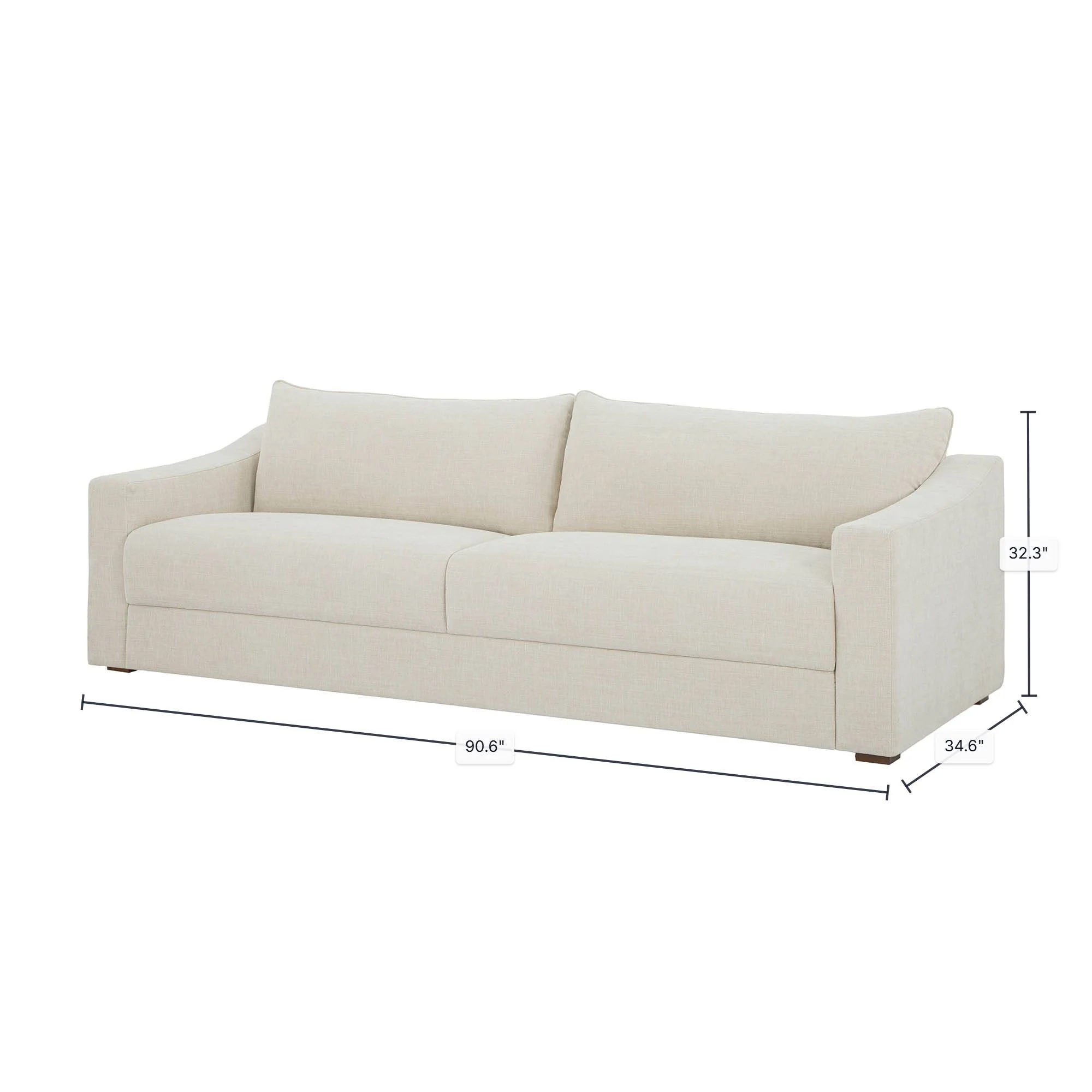 Felicity Sofa - Beige - Image 3