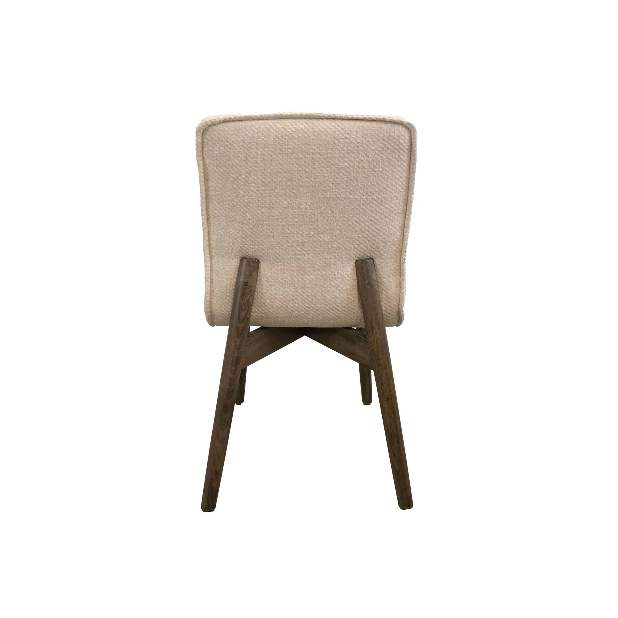 Franklyn Dining Chair - Crosshatch Pebble Cream - Image 5