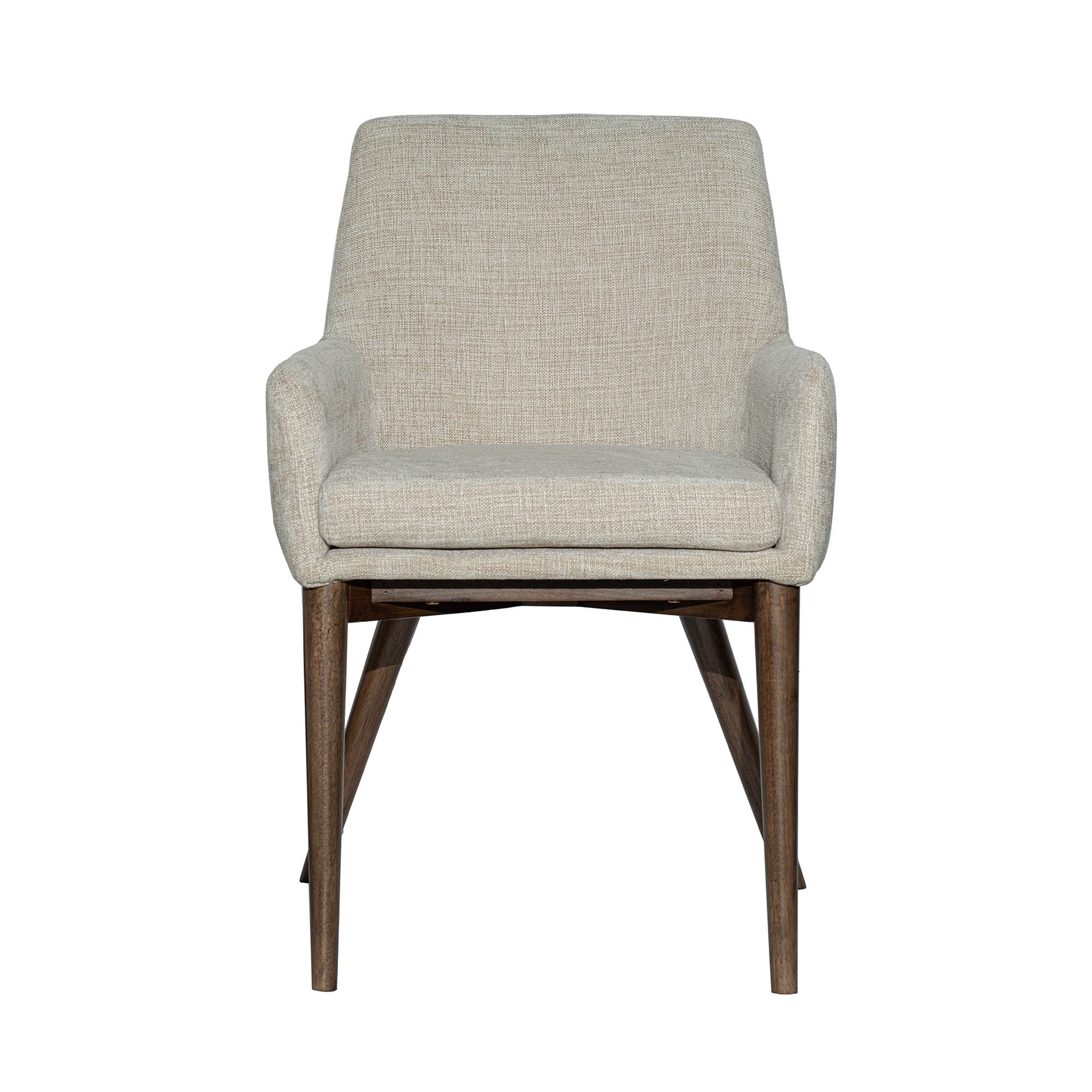 Fritz Arm Dining Chair - Taupe - Image 4