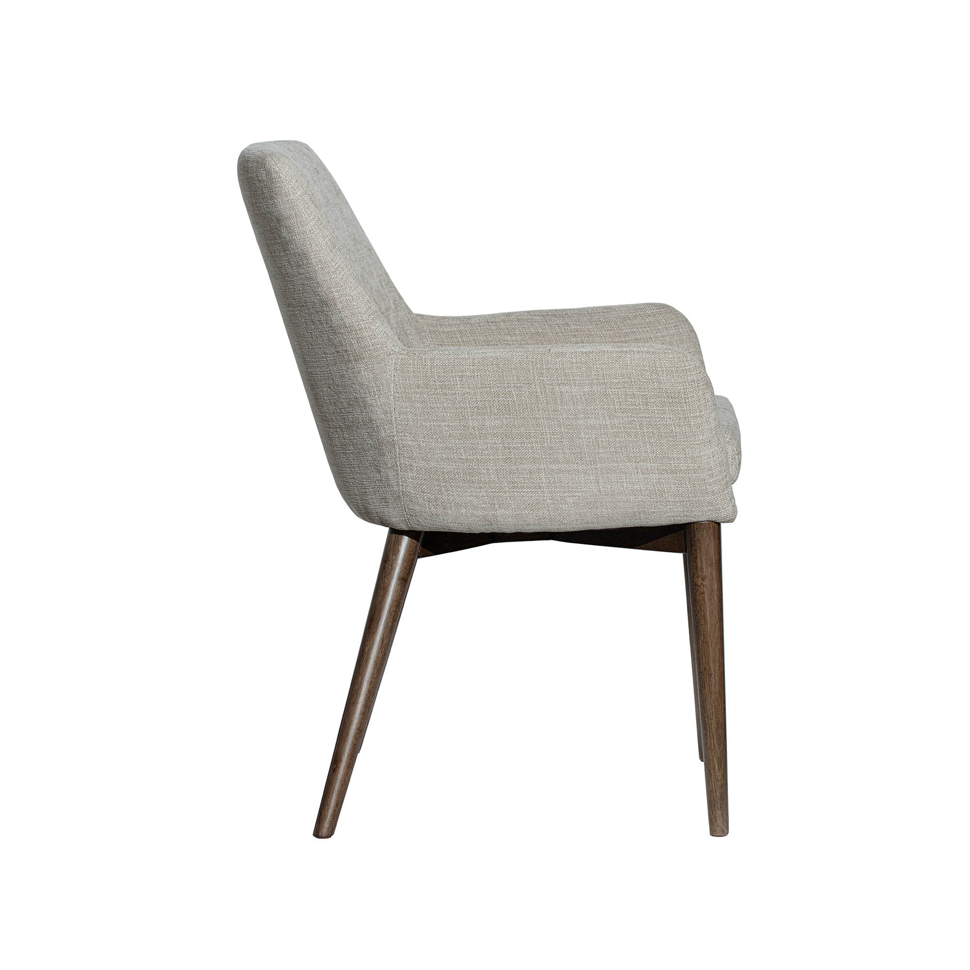 Fritz Arm Dining Chair - Taupe - Image 6