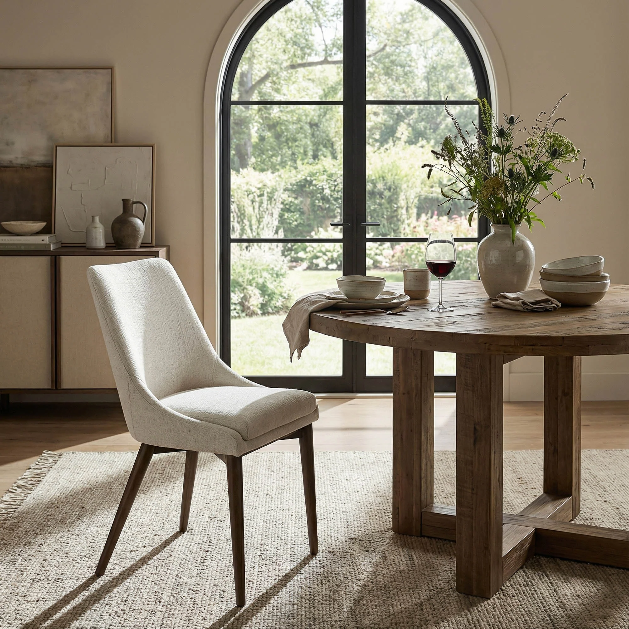 Fritz Side Dining Chair - Ivory - Image 2