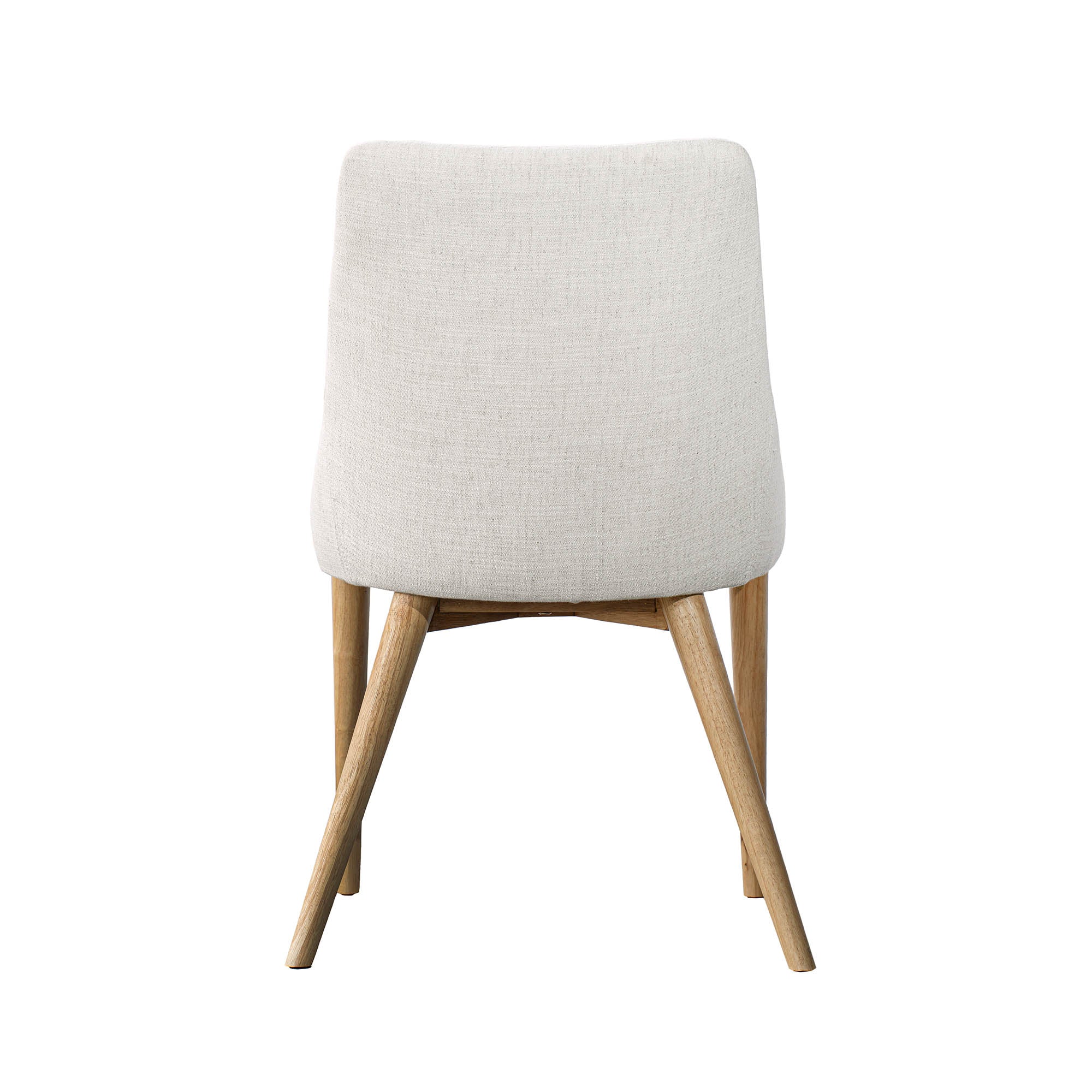 Fritz Side Dining Chair - Ivory w/ Natural Leg - Image 7